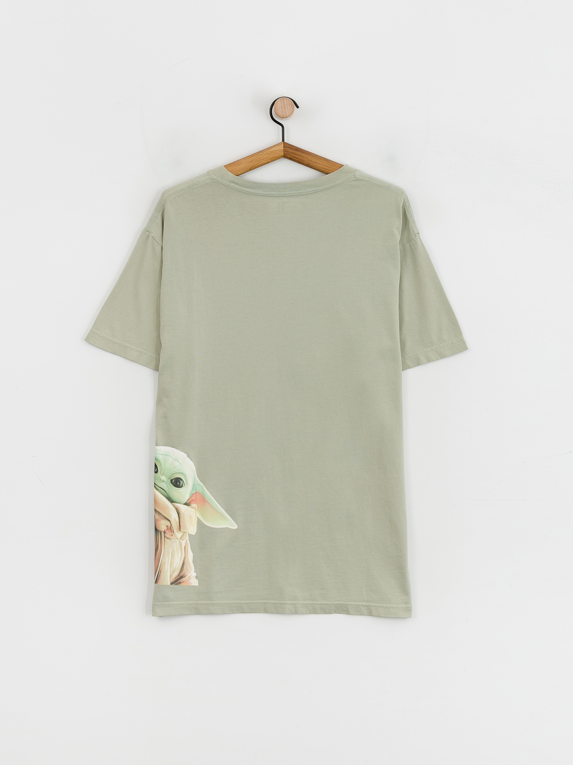 DC X Star Wars Grogu T-shirt (silt grn enzyme wash)