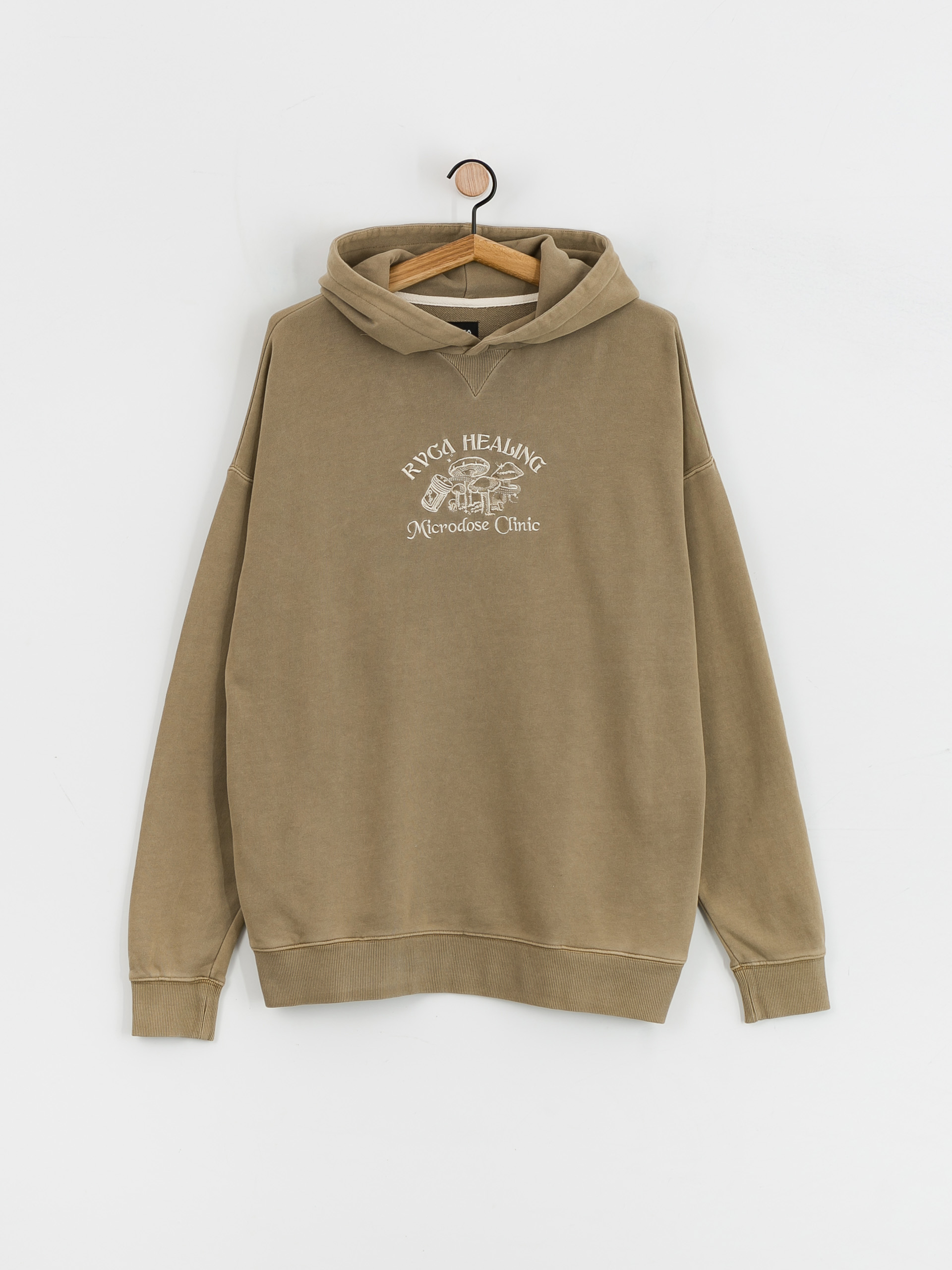 RVCA z kapturem Rvca Healing Sweatshirt (tobacco)