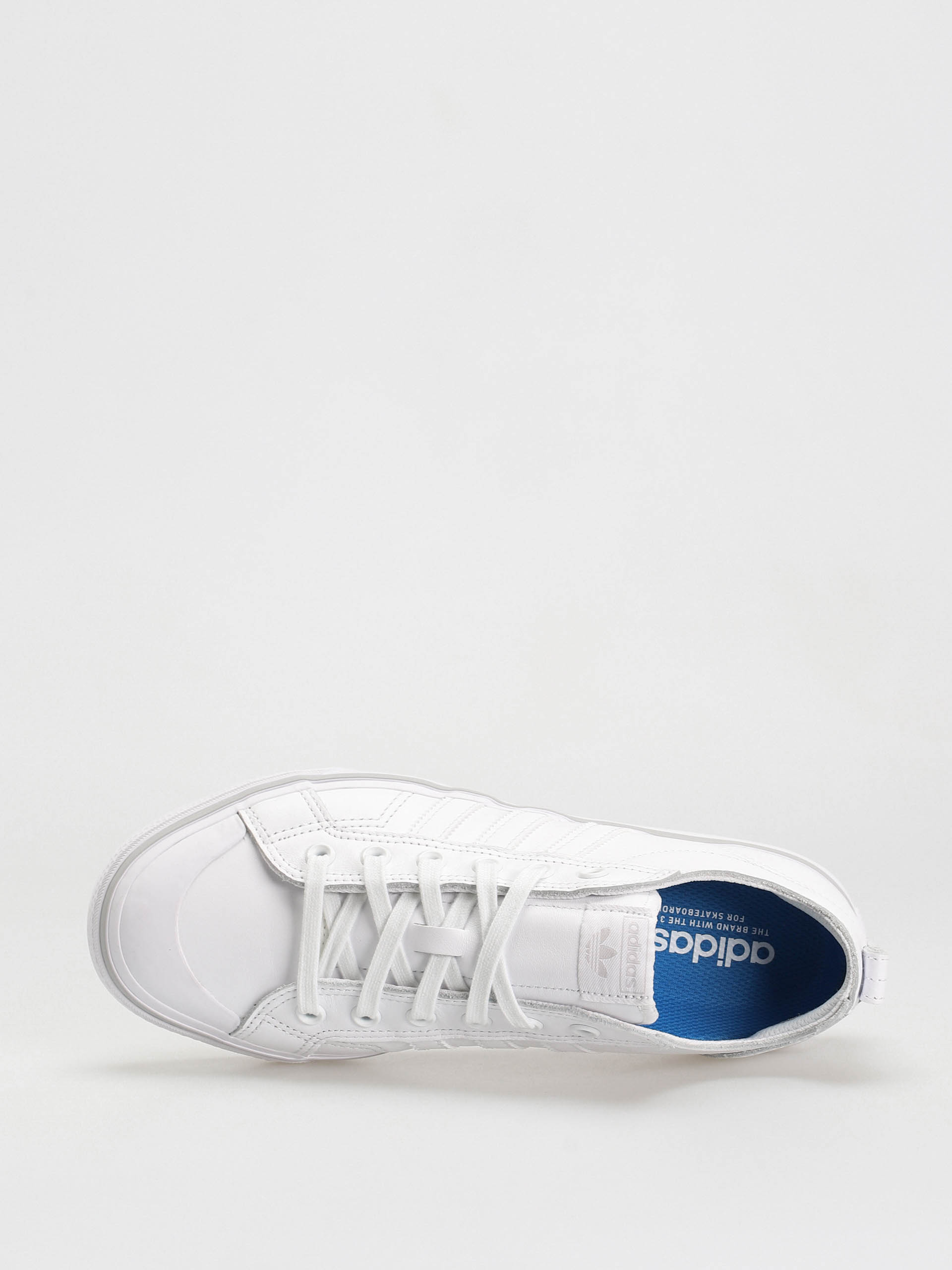 Adidas nizza white canvas best sale