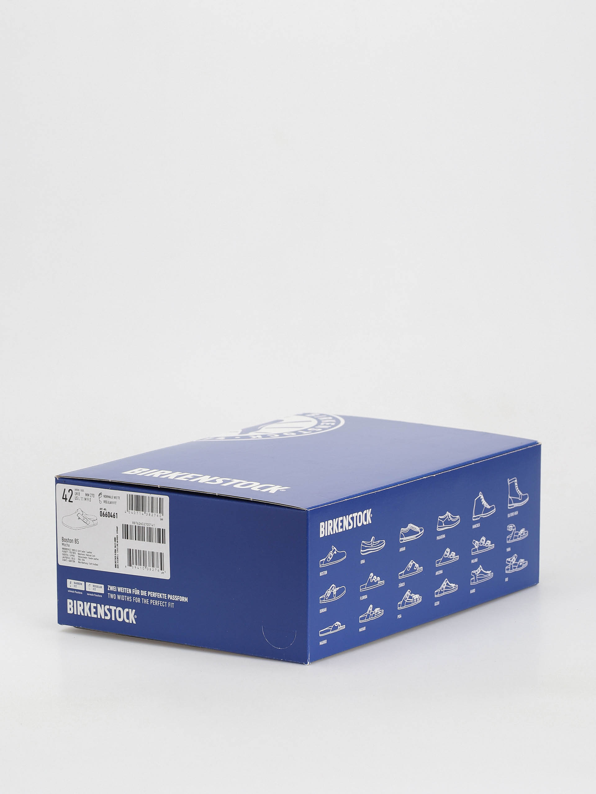 Birkenstock Boston Suede Regular Flip-flops (mocha)