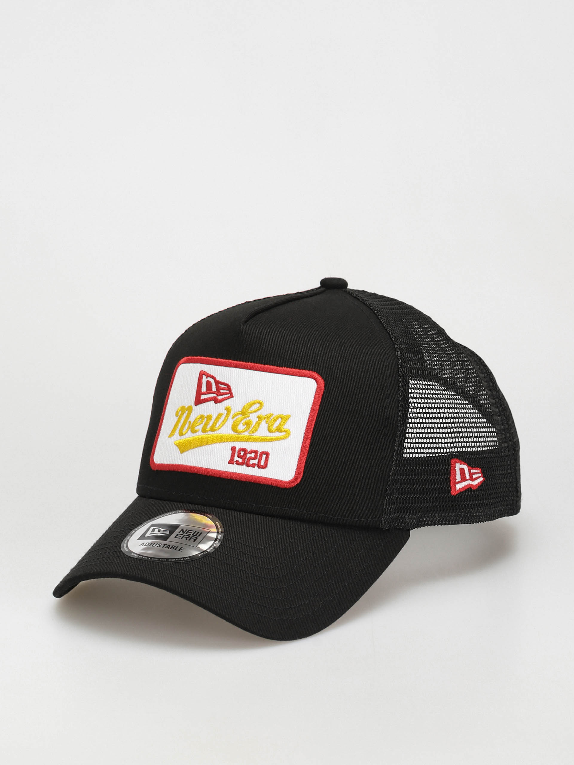 New Era State Patch Trucker Cap (black)