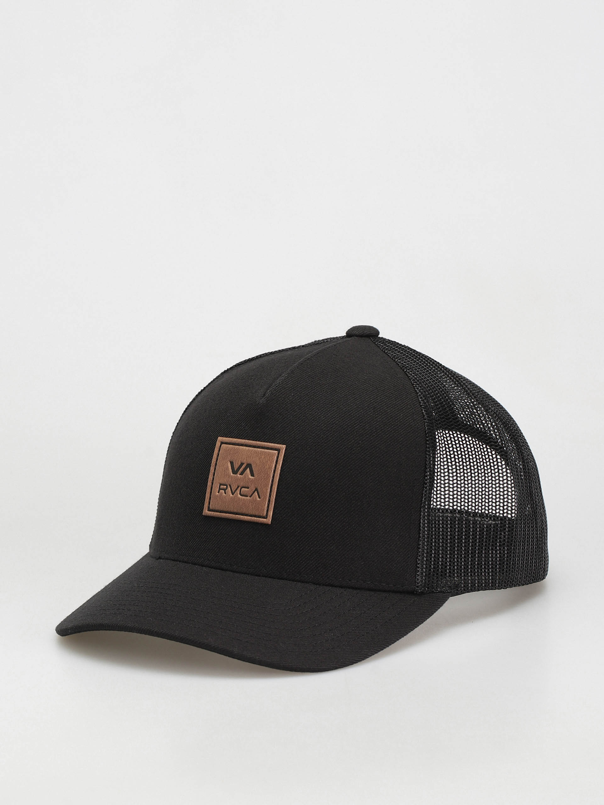 RVCA Va Atw Curved Brim Trucker Cap (black)