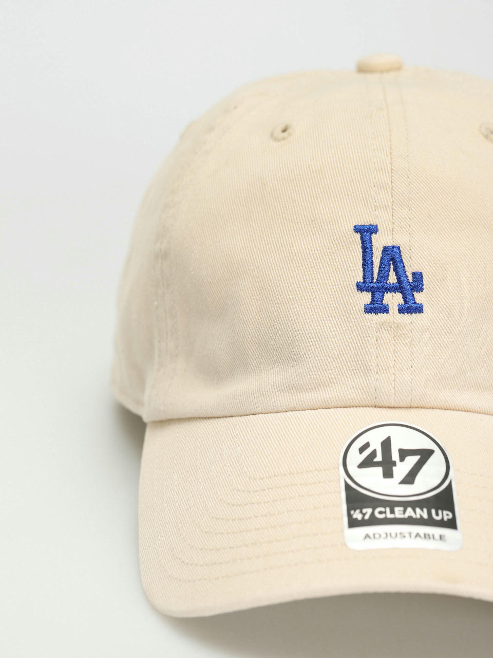 Los Angeles Dodgers 47 Brand Clean Up Dad Hat Natural/Black