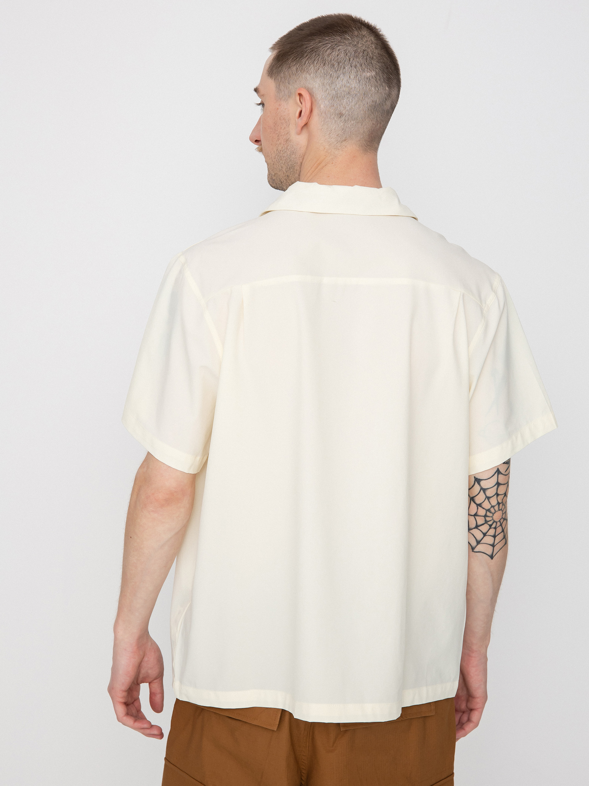 Nike SB Bowling Button Up Shirt (coconut milk/black)