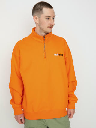 Nike SB Half Zip Y2K Logo Sweatshirt (safety orange)