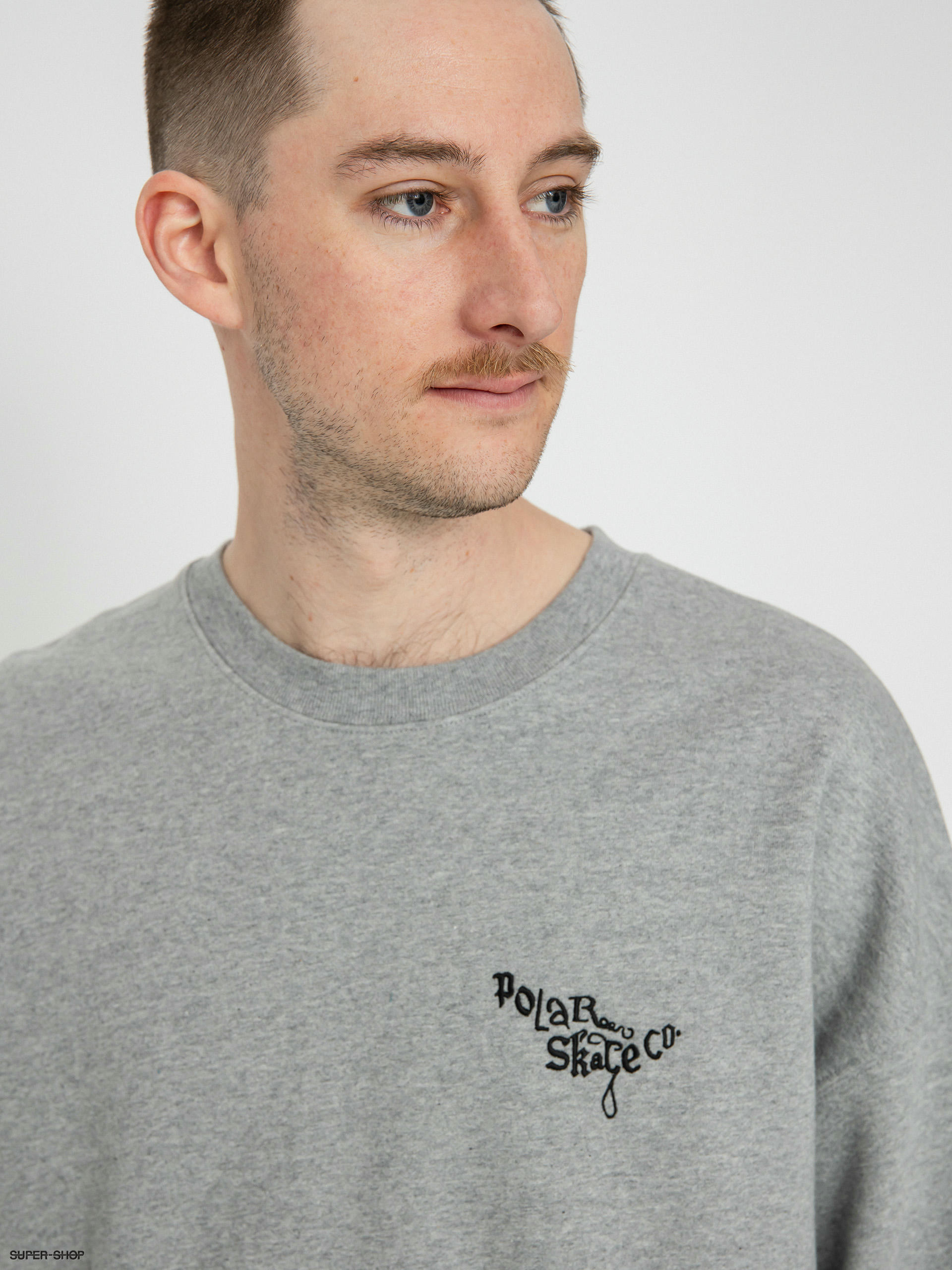 Polar Skate Ornament Sweatshirt (heather grey)