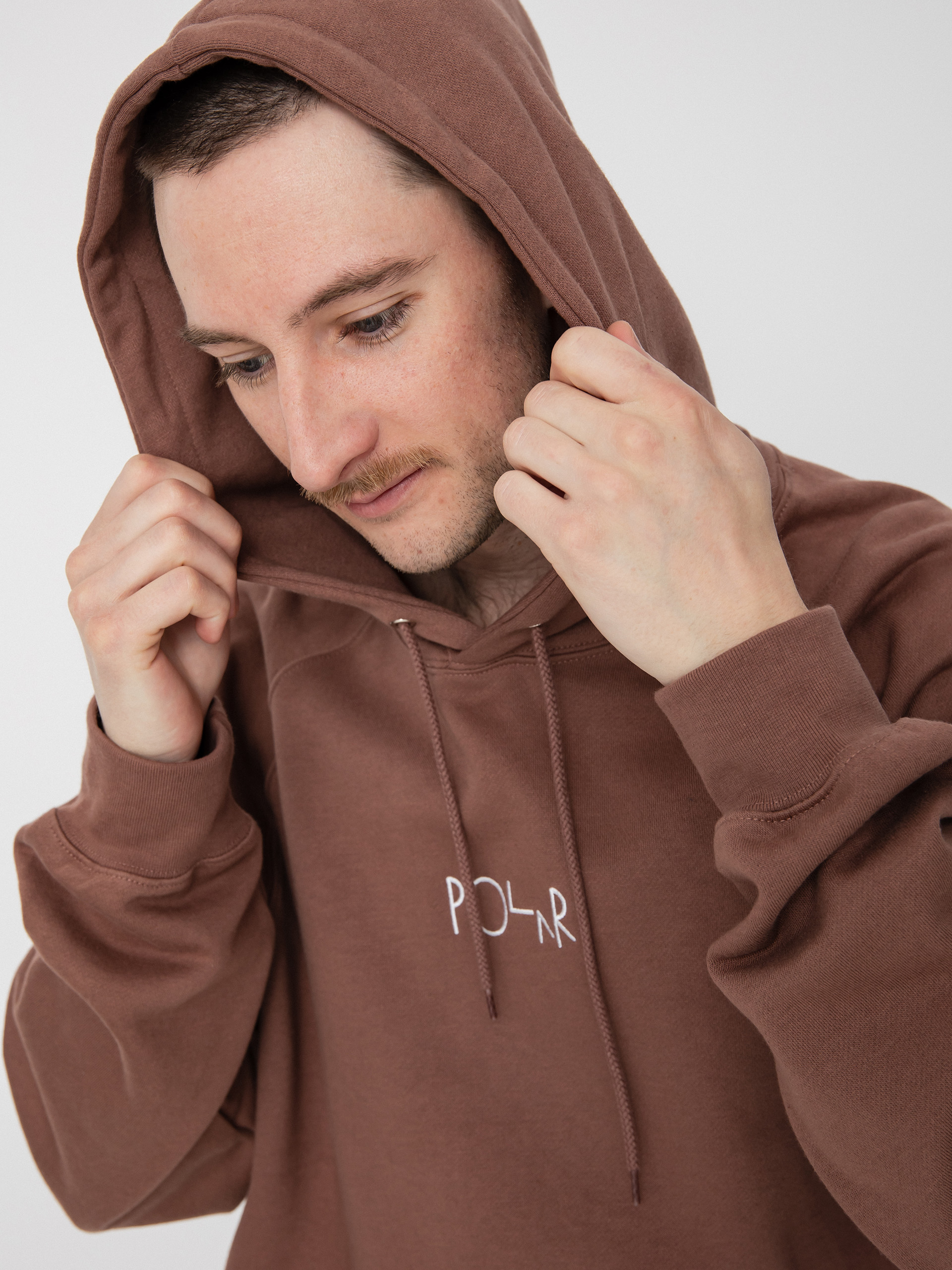 Polar Skate Default HD Hoodie (rust)