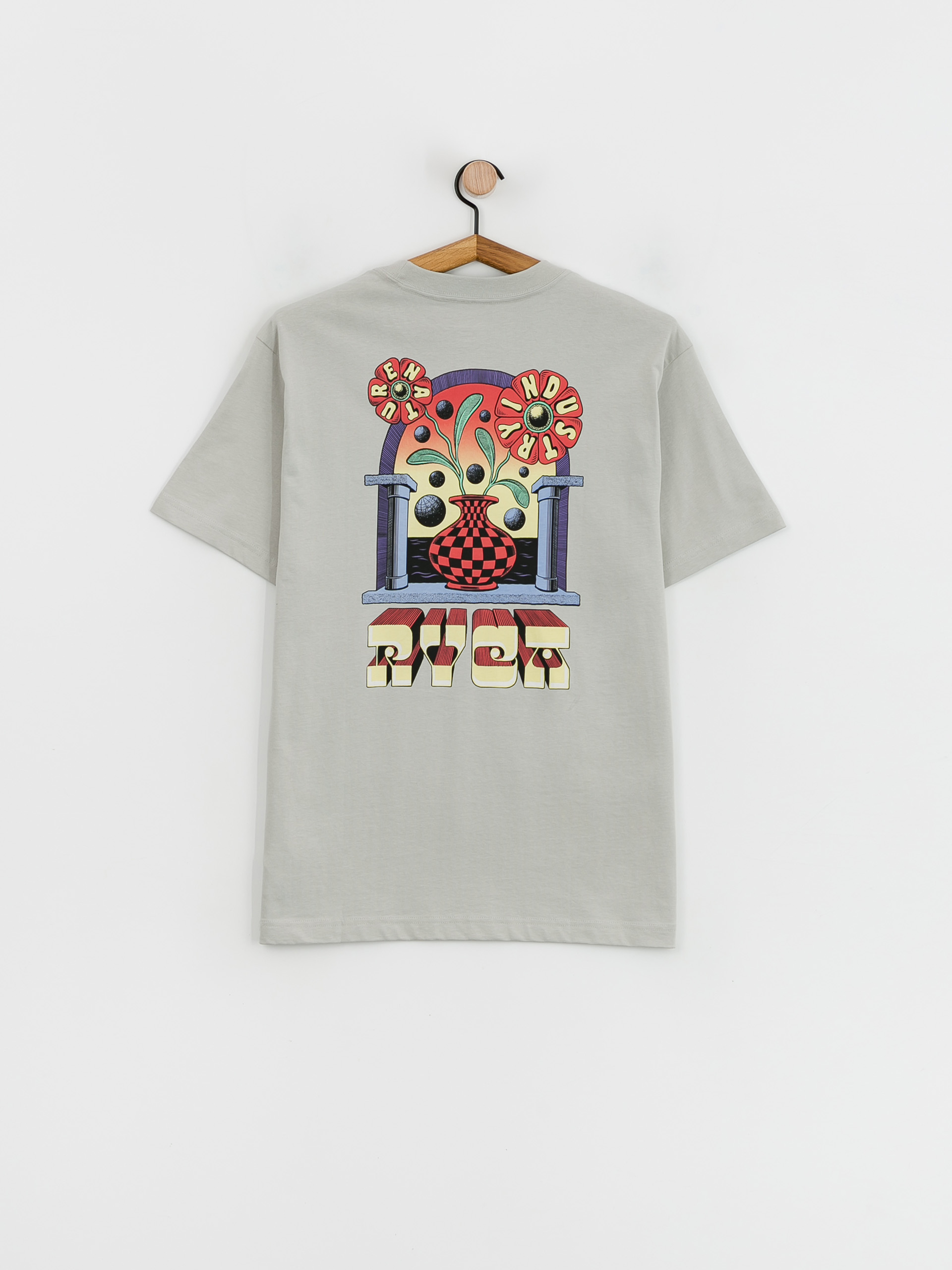 RVCA Portal T-shirt (bright coral)