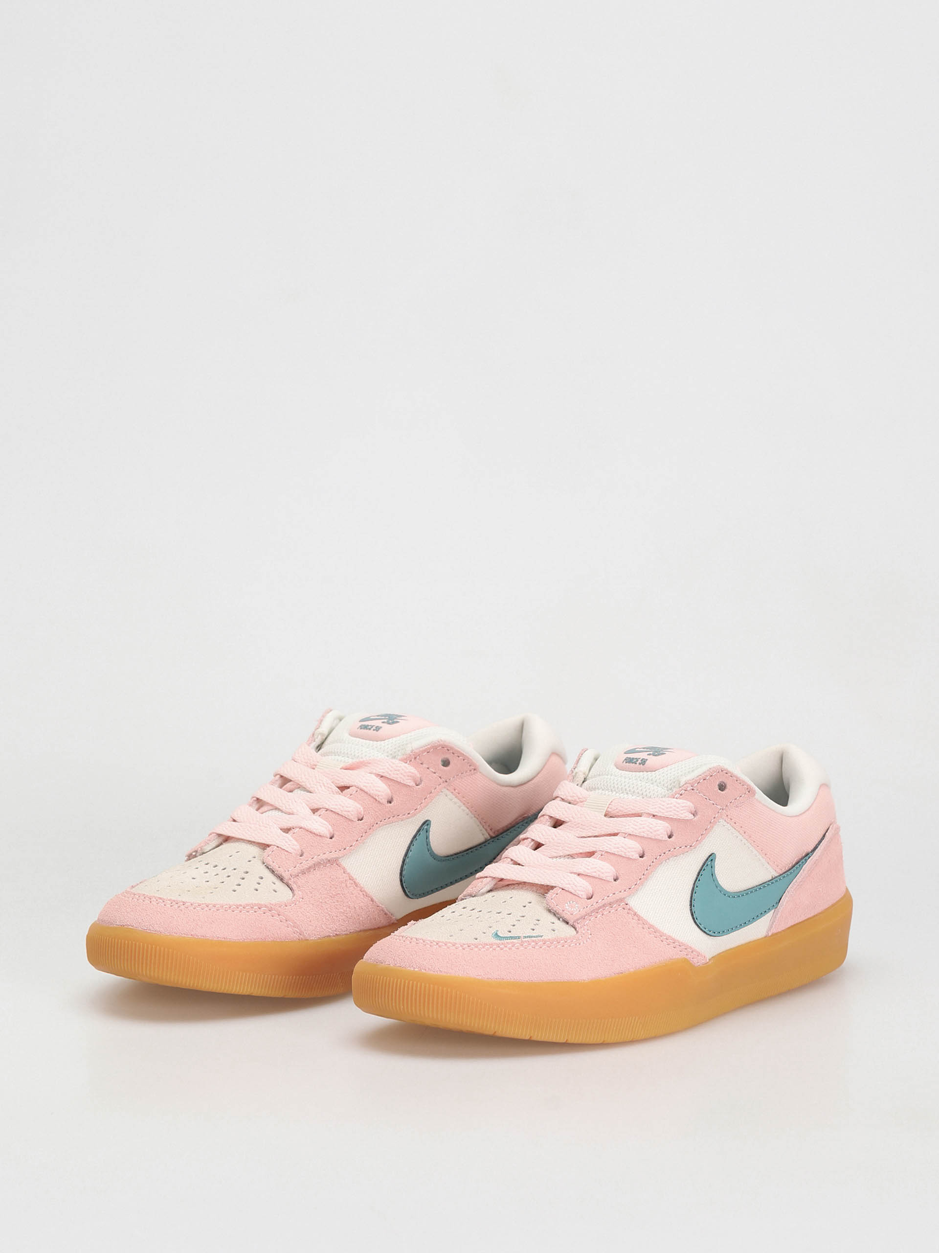 Nike SB Force 58 Shoes (pink bloom/mineral teal phantom)