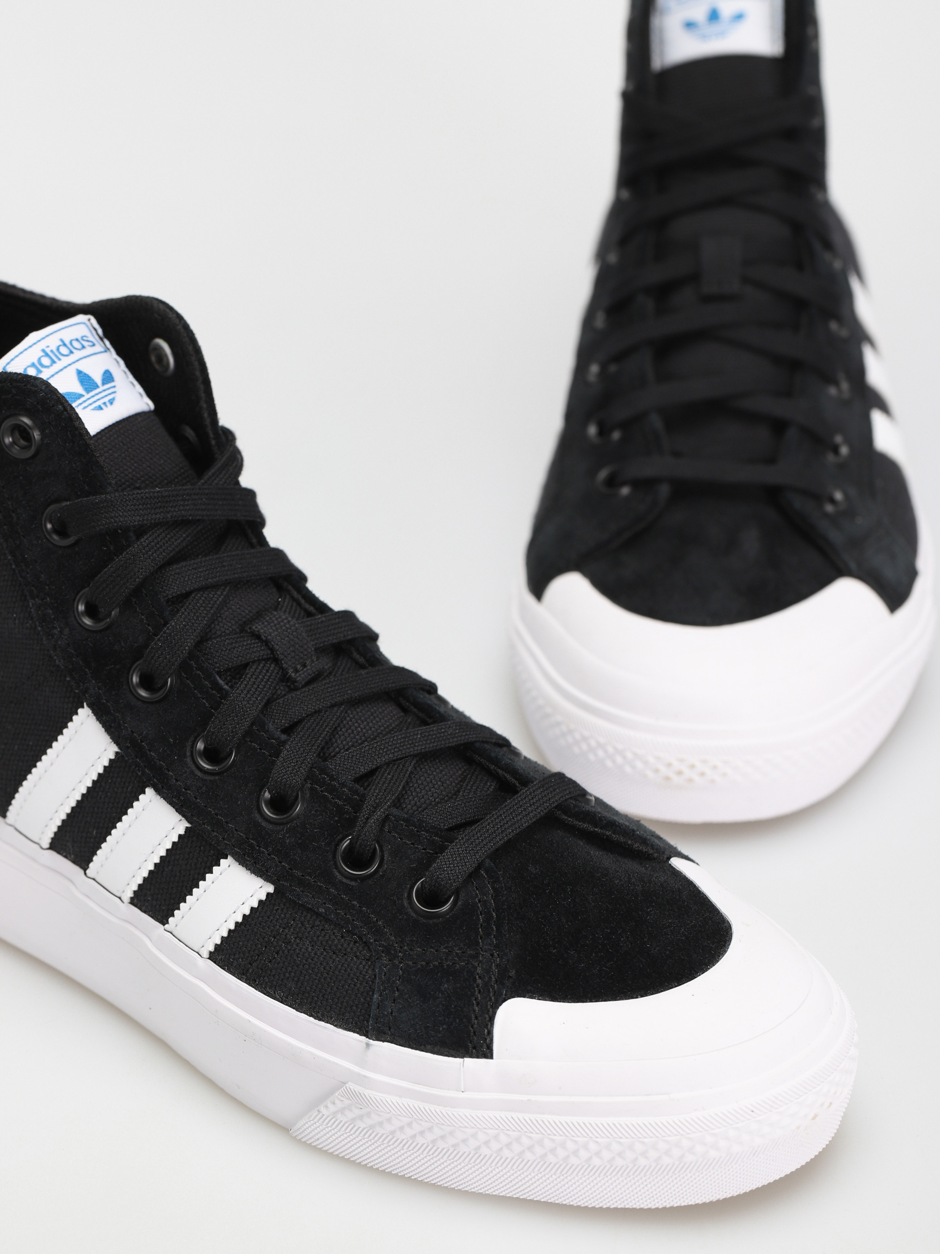 adidas Nizza Hi Adv Shoes (cblack/ftwwht/bliblu)