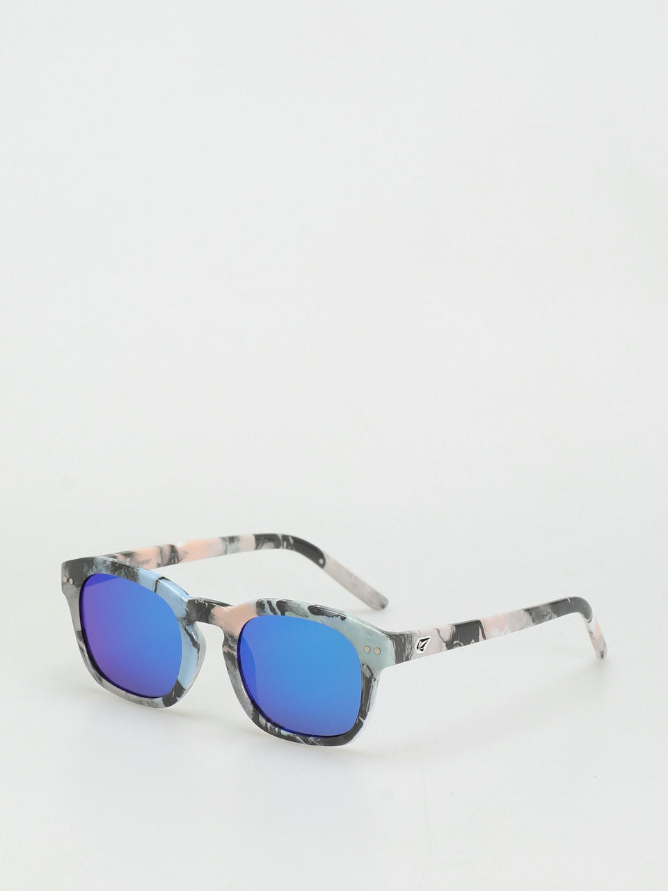 Volcom Earth Tripper Sonnenbrille (skulls/blue mirror)