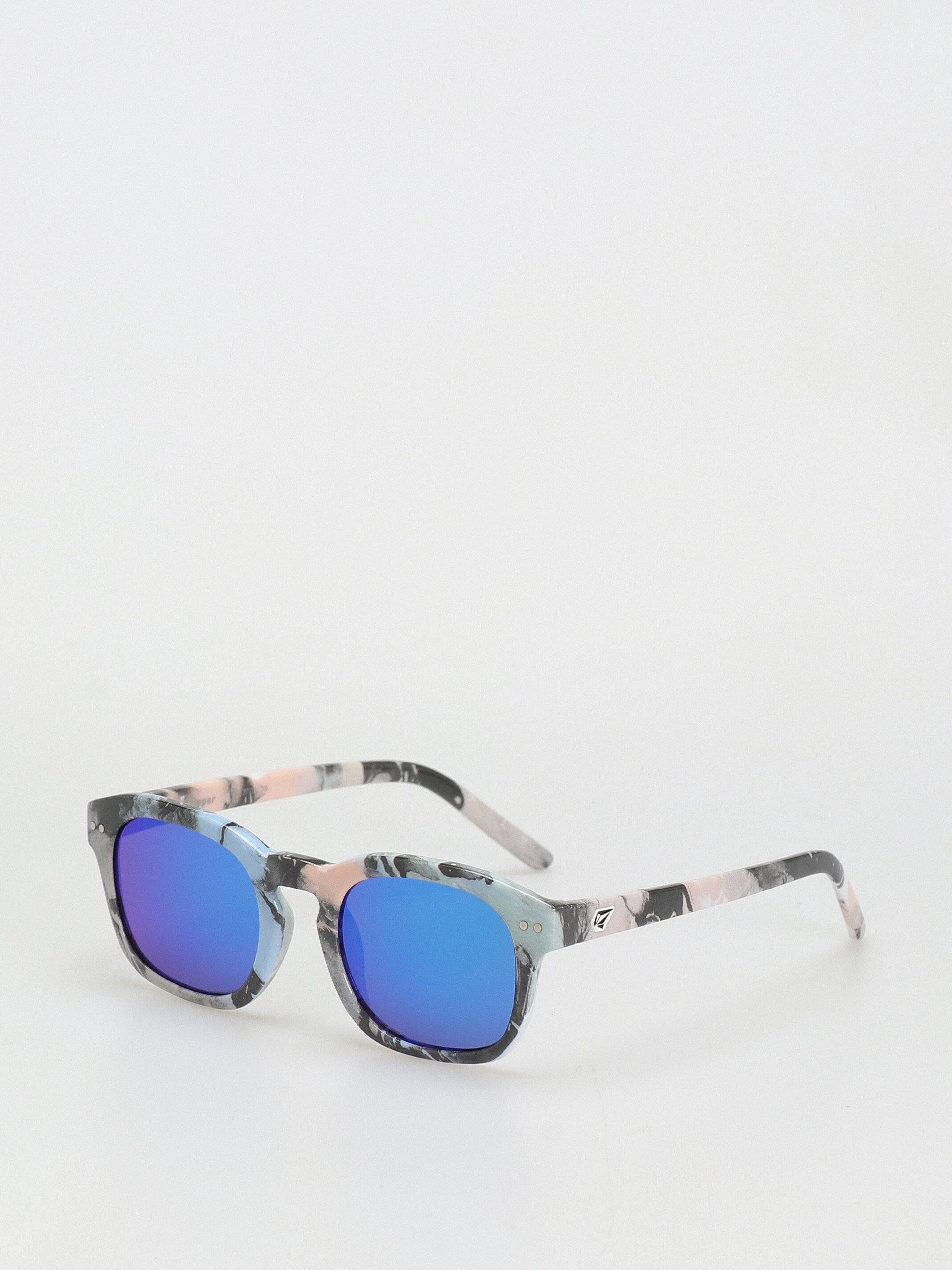 Volcom Earth Tripper Sonnenbrille (skulls/blue mirror)