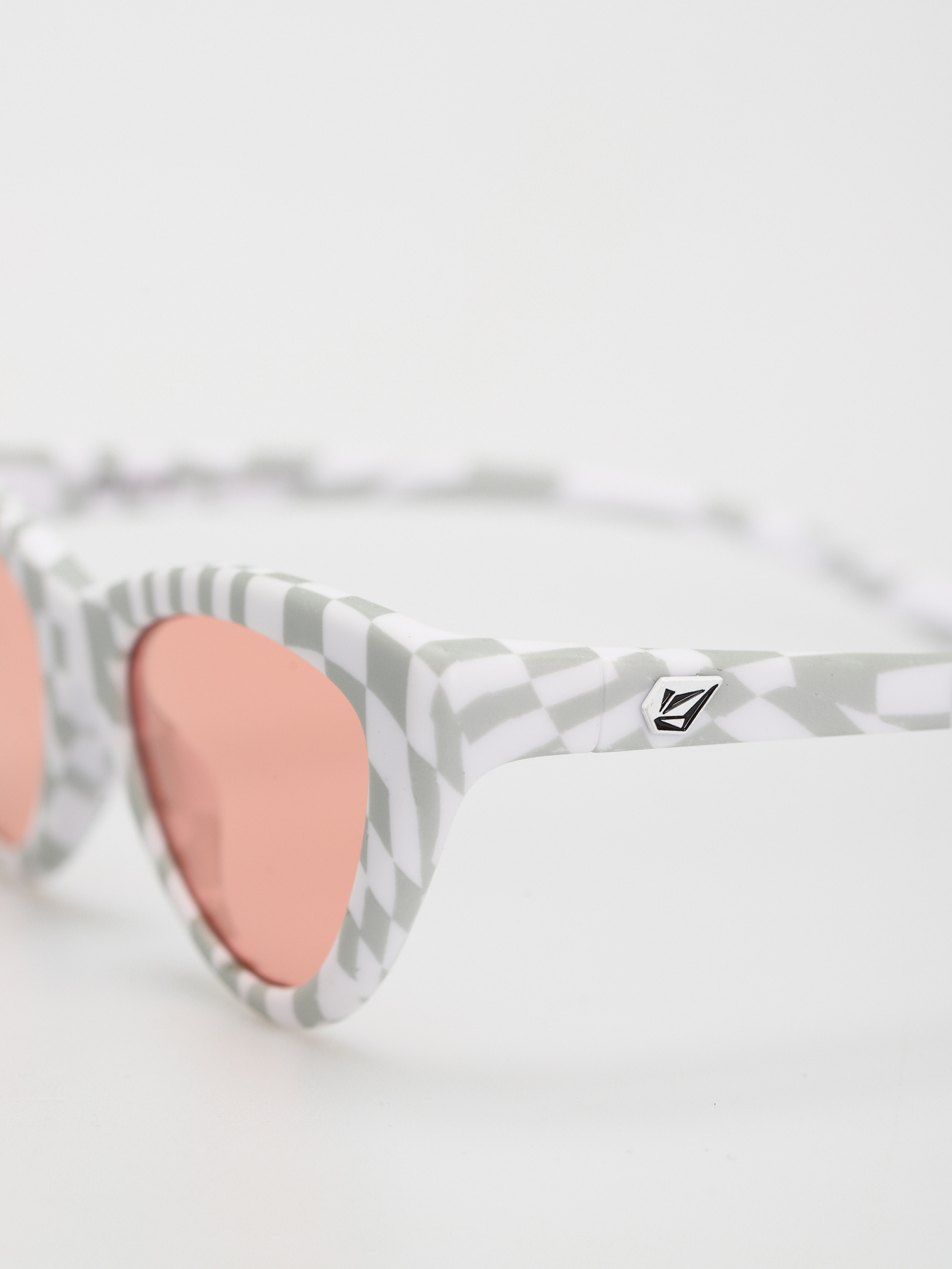 Volcom Knife Sunglasses (check her/rose)