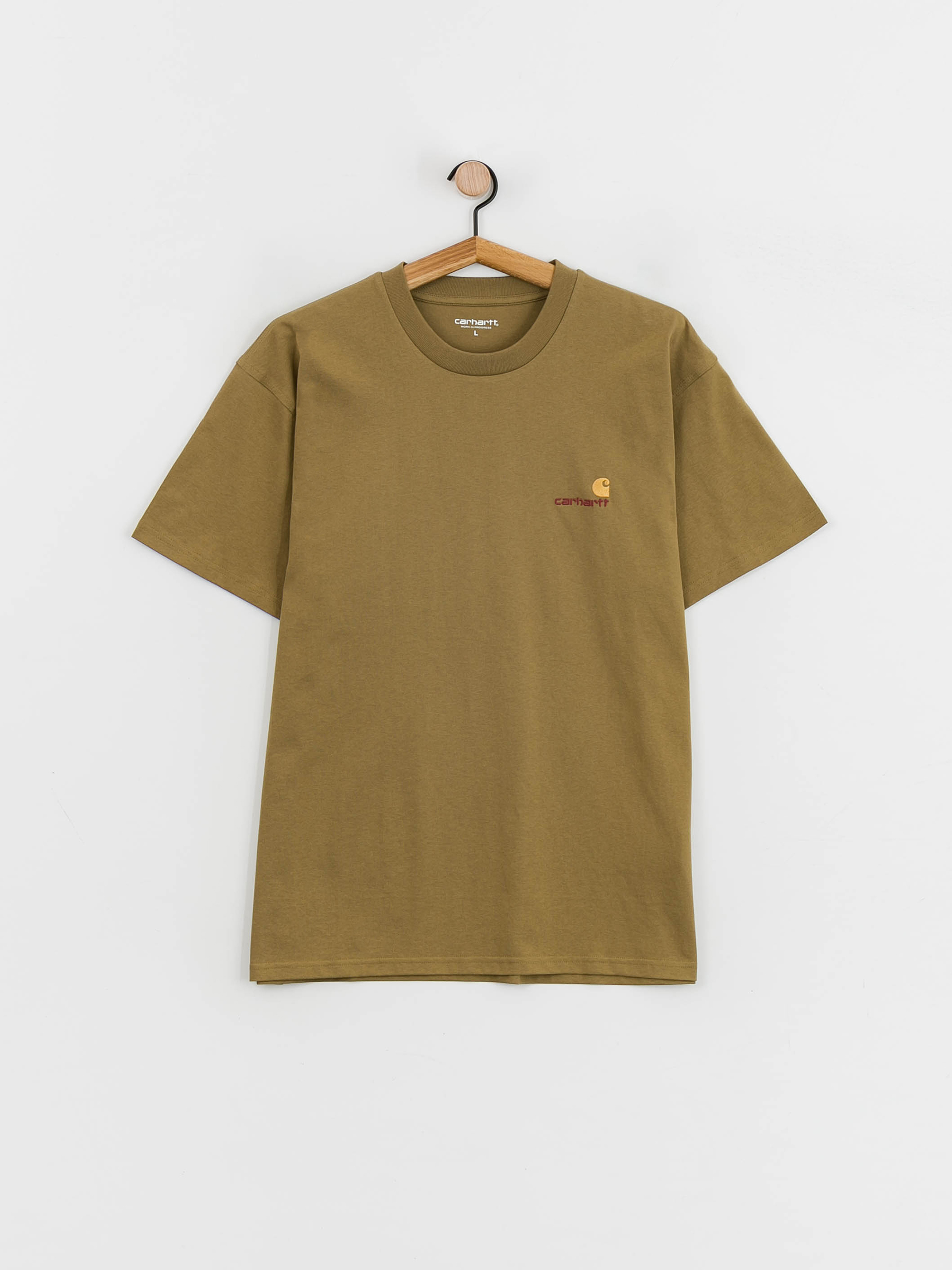 Carhartt WIP American Script T-shirt (larch)