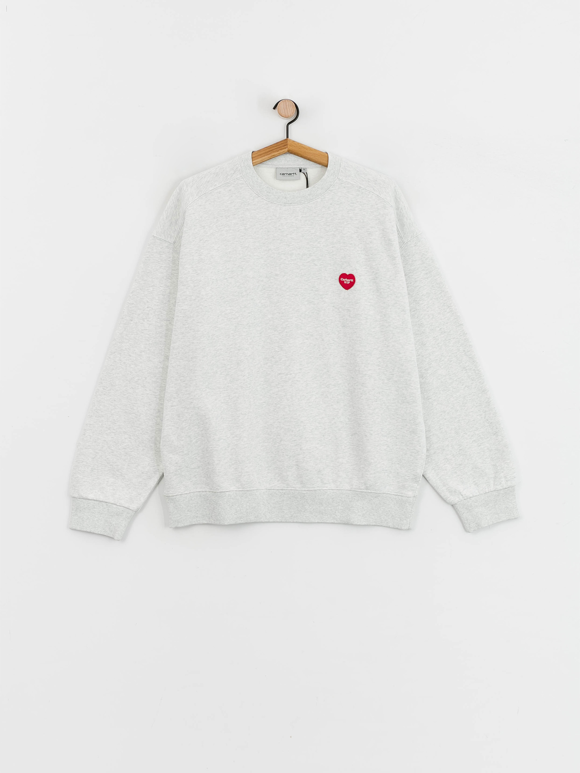 Carhartt WIP Heart Patch Sweatshirt (ash heather)