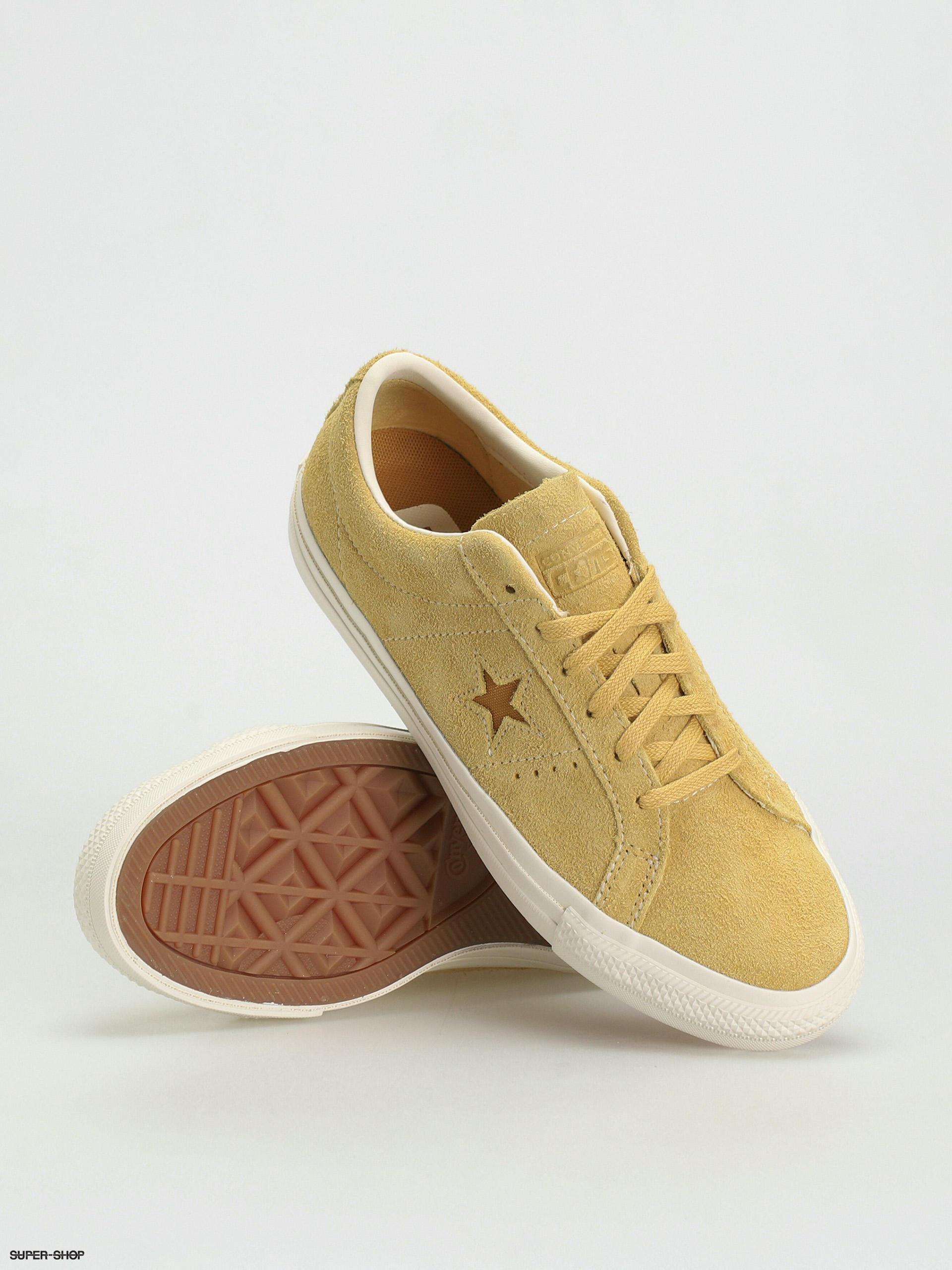 Converse one star sale suede yellow