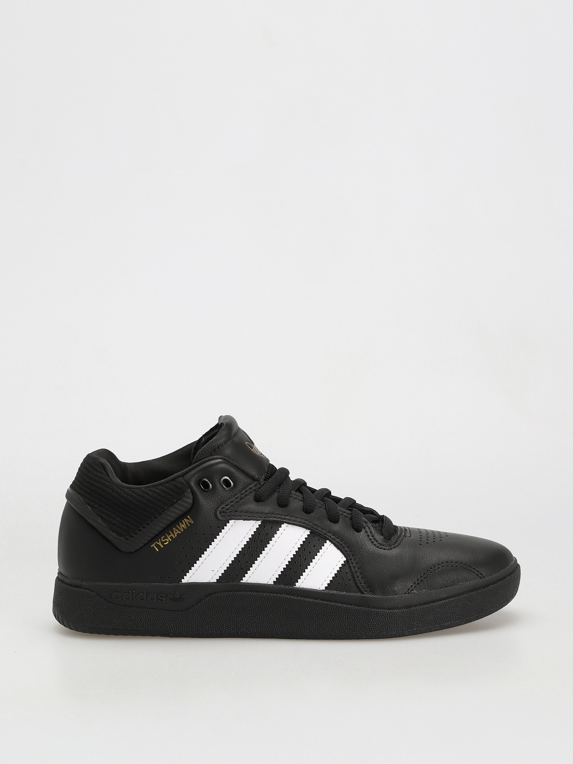 adidas Tyshawn Shoes - black (cblack/ftwwht/goldmt)