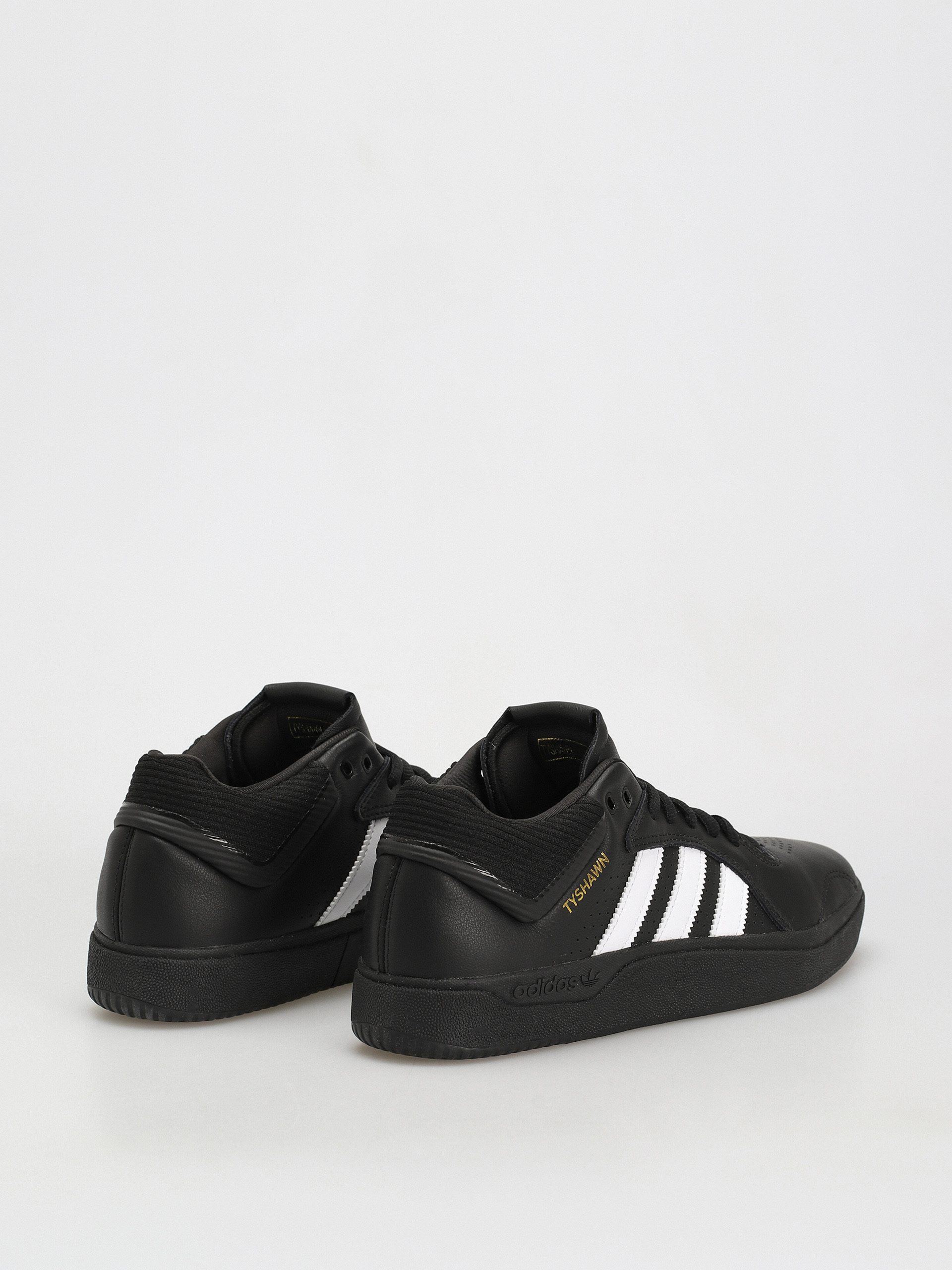 adidas Tyshawn Shoes (cblack/ftwwht/goldmt)