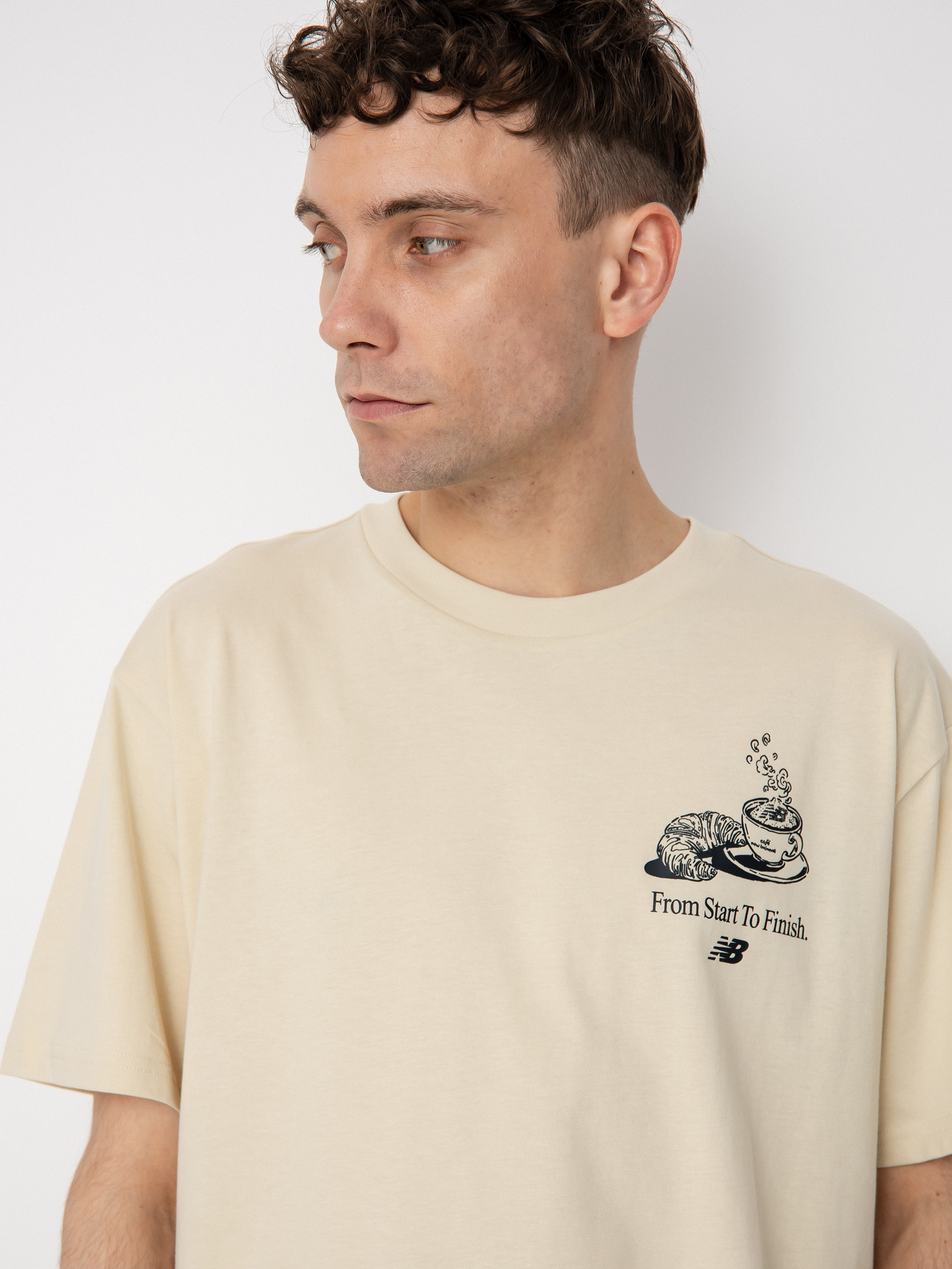New Balance Essentials Cafe Java T-shirt (bone)