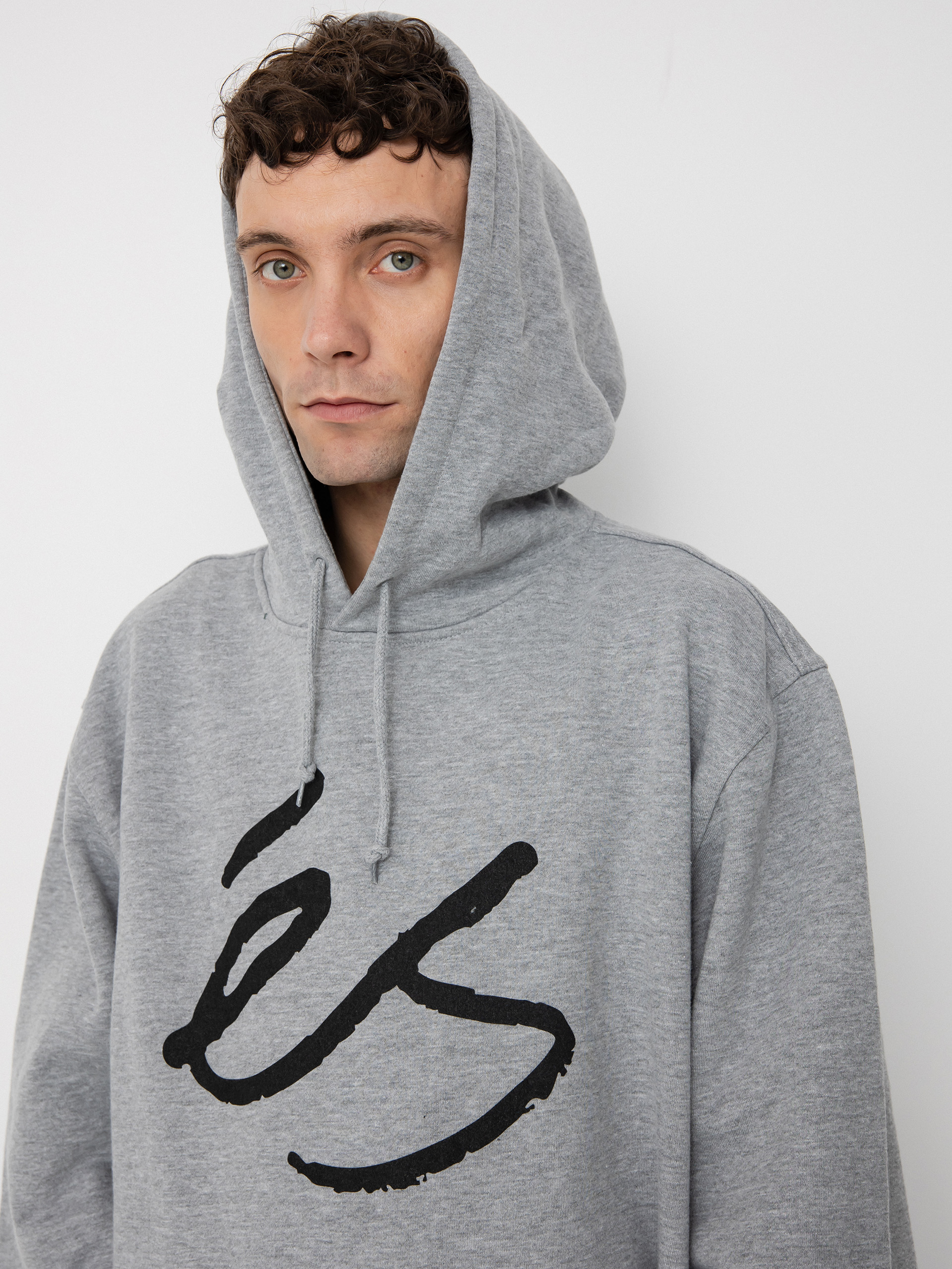 eS Script HD Hoodie (grey/heather)