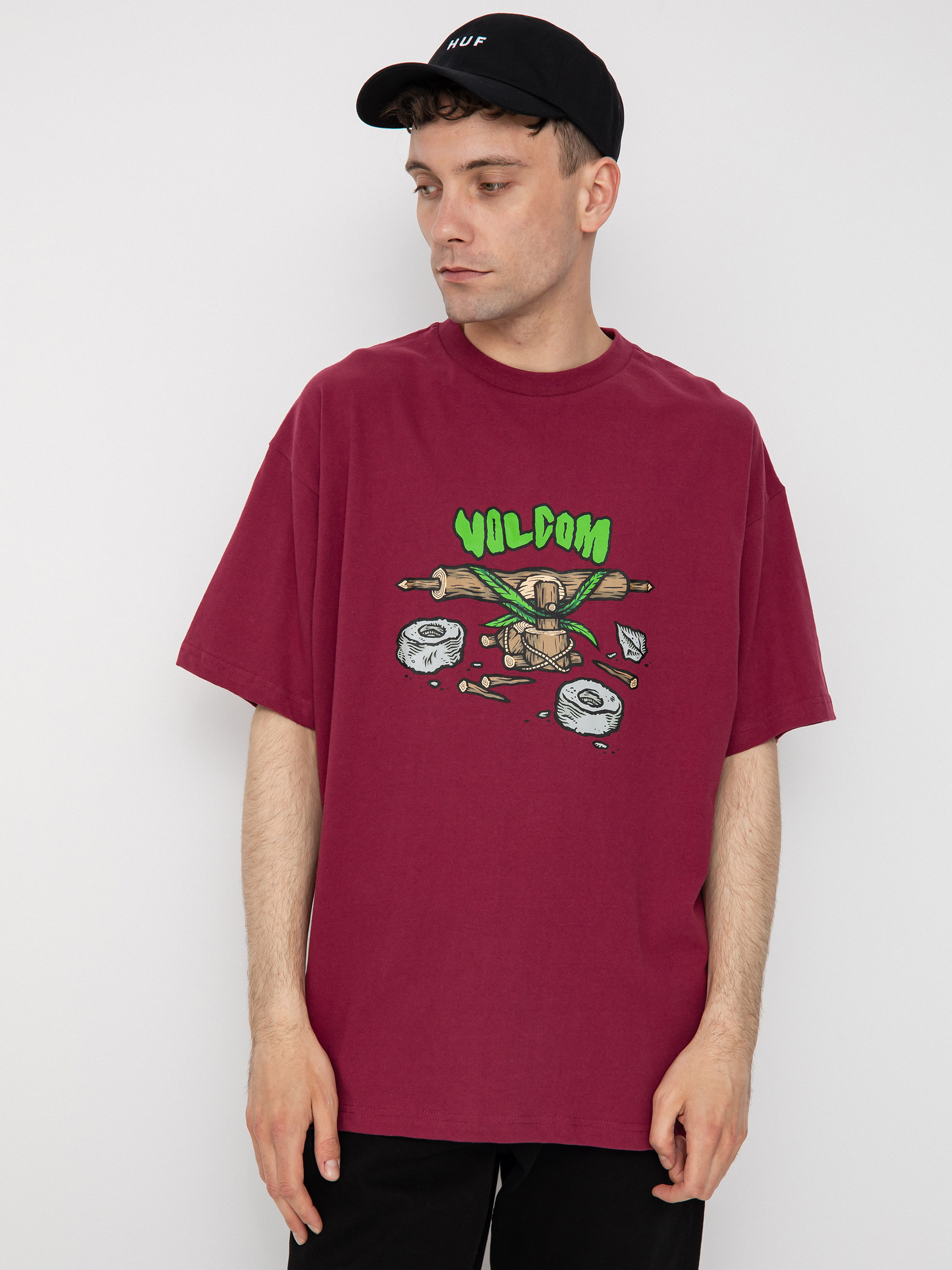 Volcom Fa Todd Bratrud Lse 1 T-Shirt (plum)