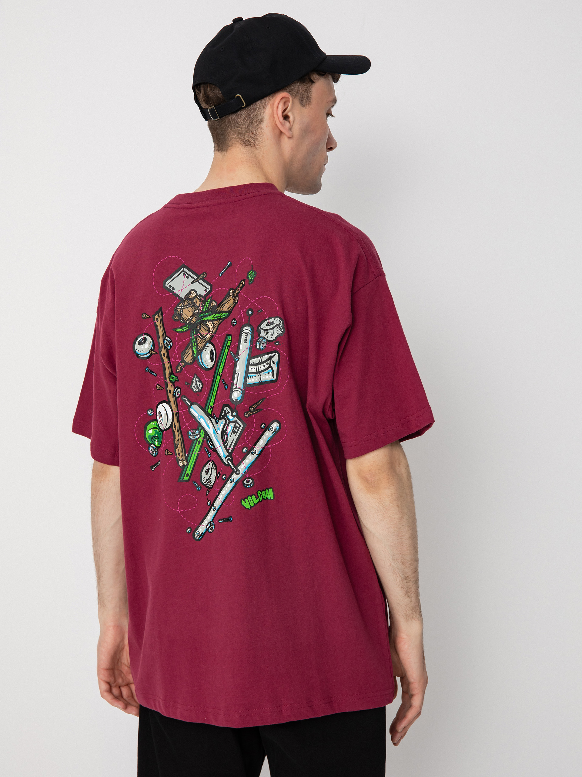 Volcom Fa Todd Bratrud Lse 1 T-Shirt (plum)