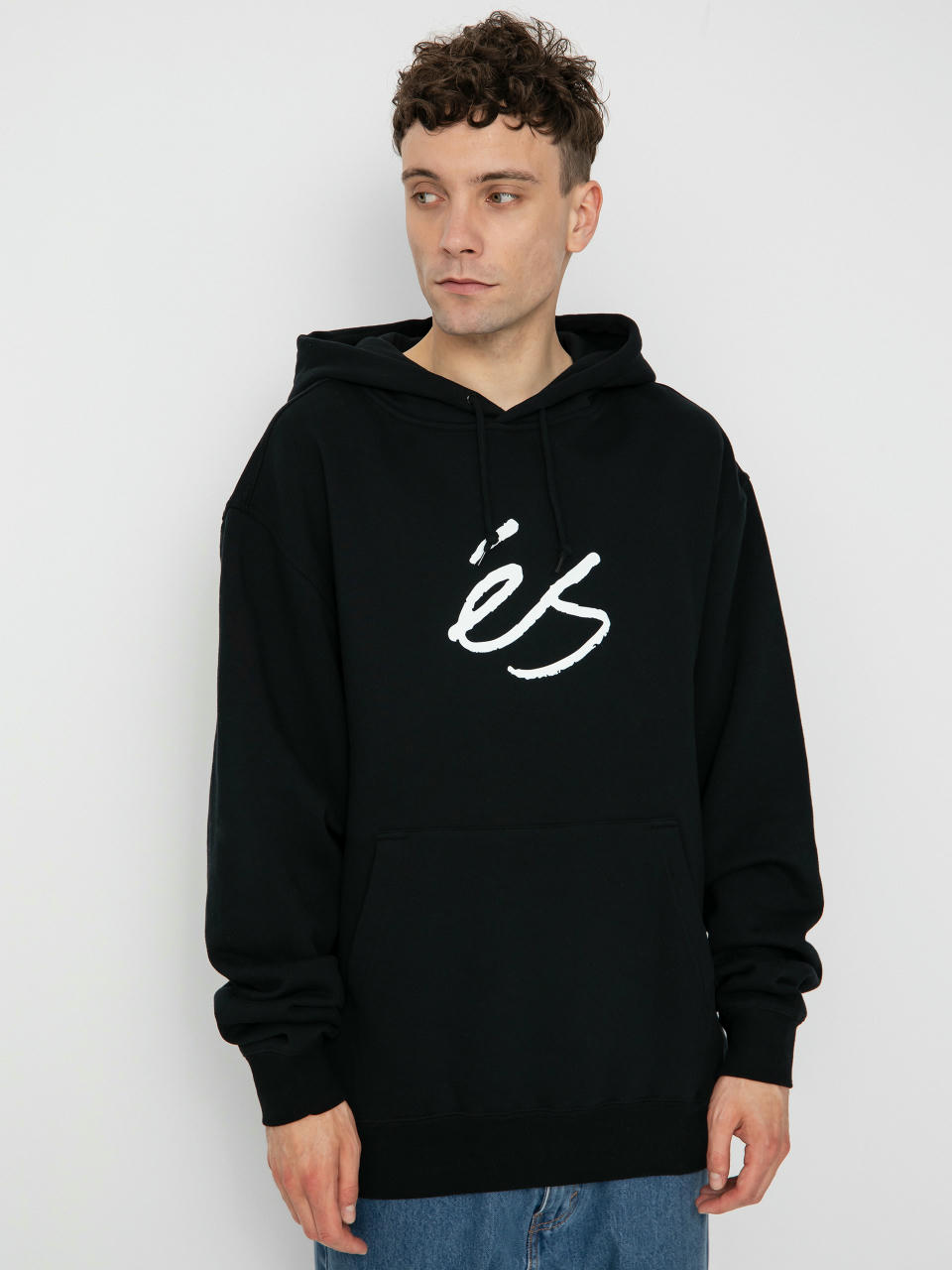 eS Script HD Hoodie (black/white)