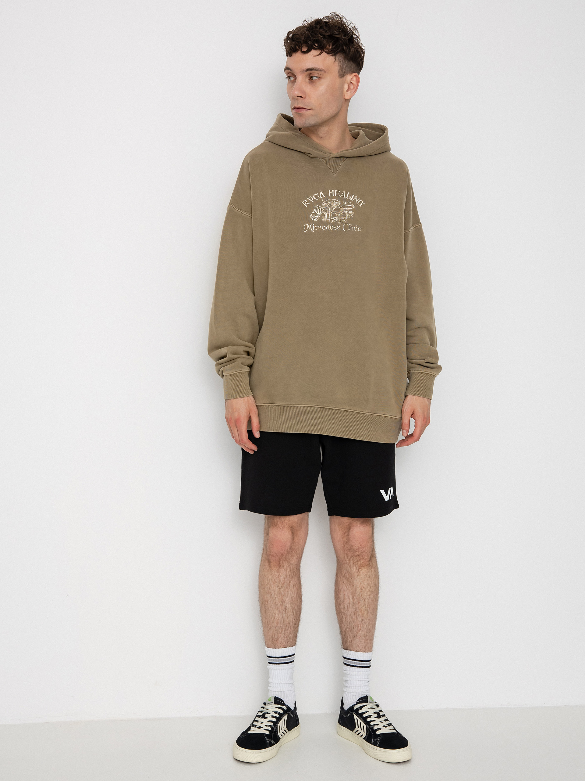 RVCA z kapturem Rvca Healing Sweatshirt (tobacco)