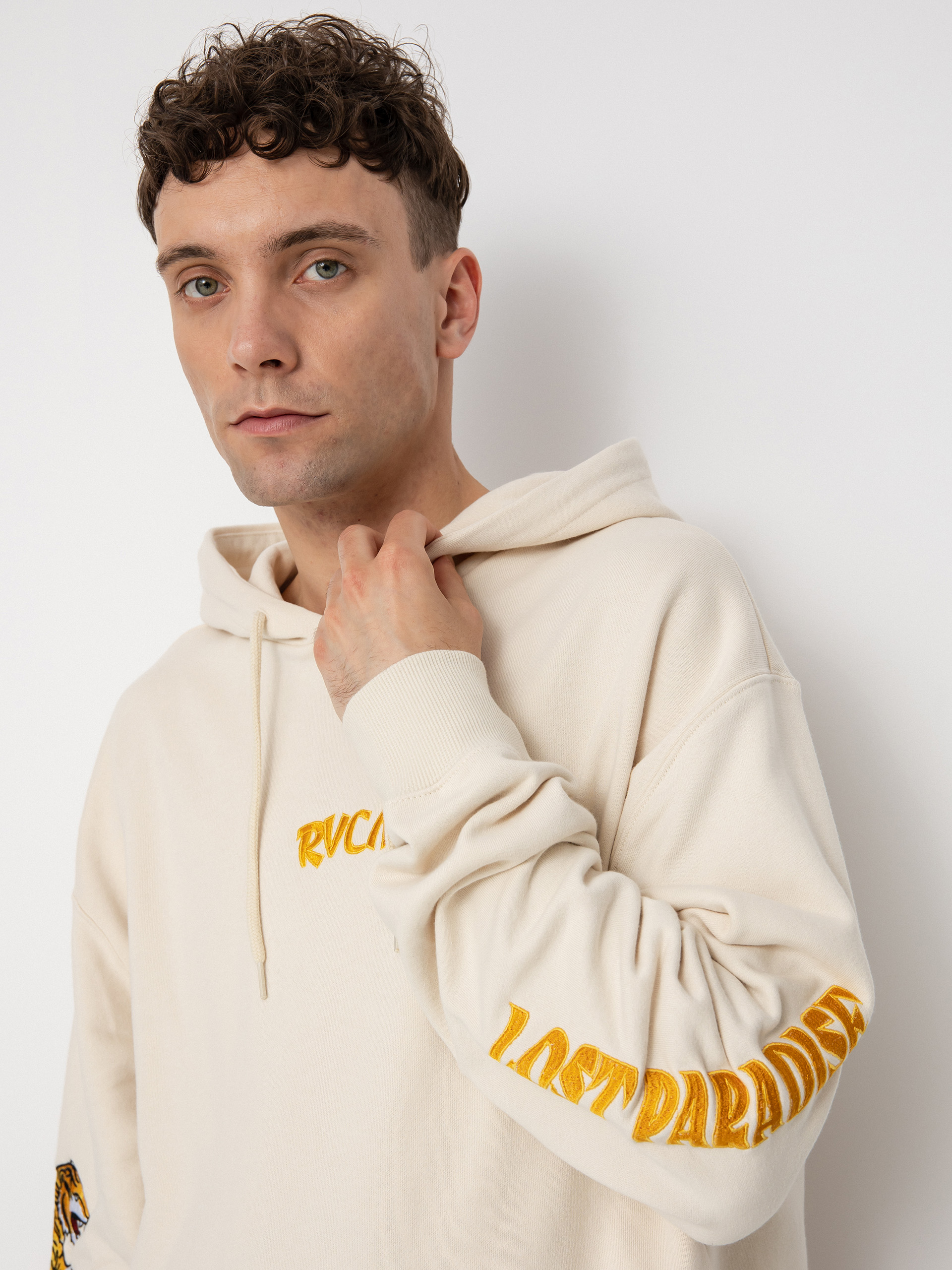 RVCA z kapturem Lost Paradise Sweatshirt (natural)