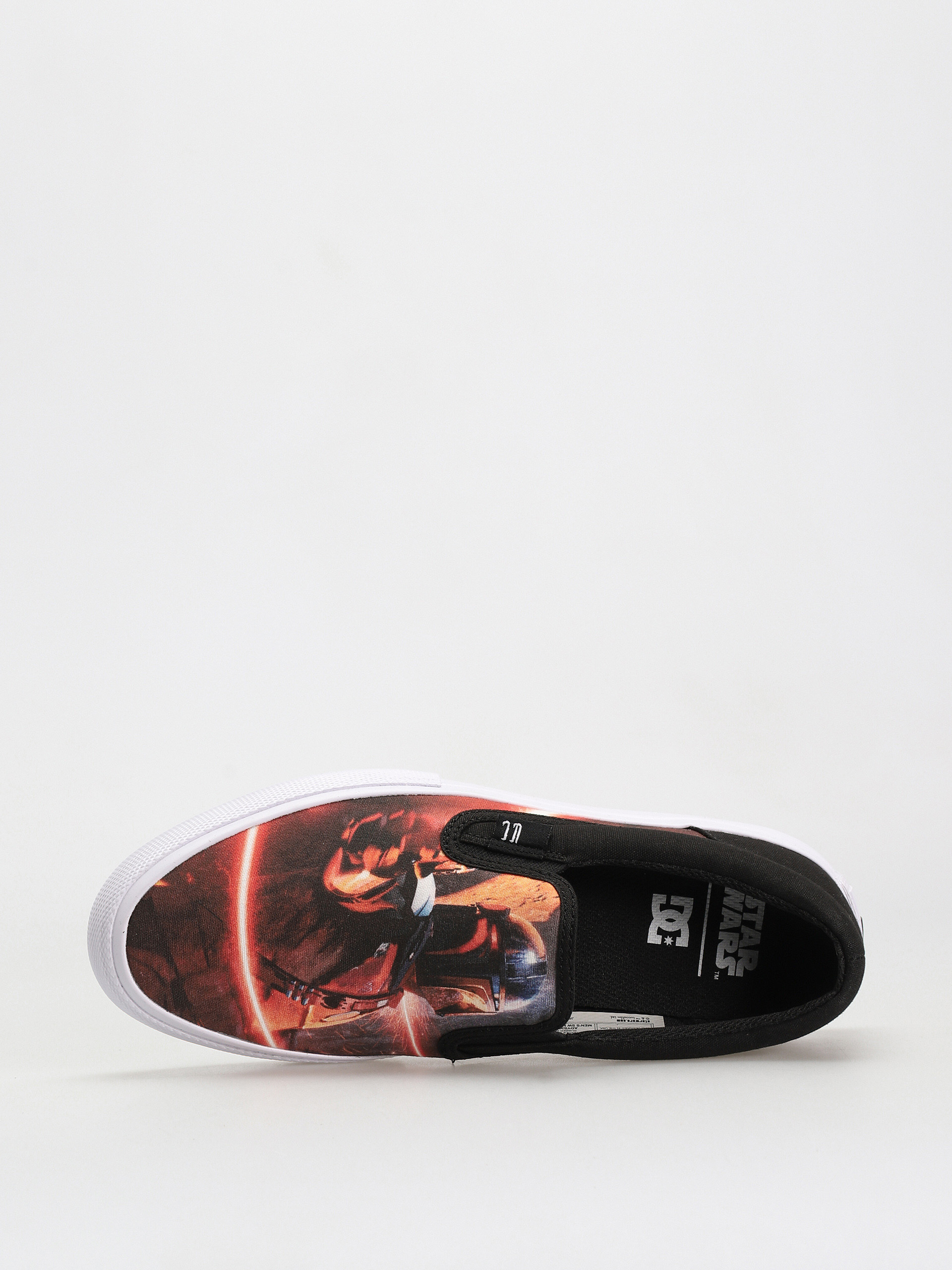DC X Star Wars Manual Slip Shoes (black/red)