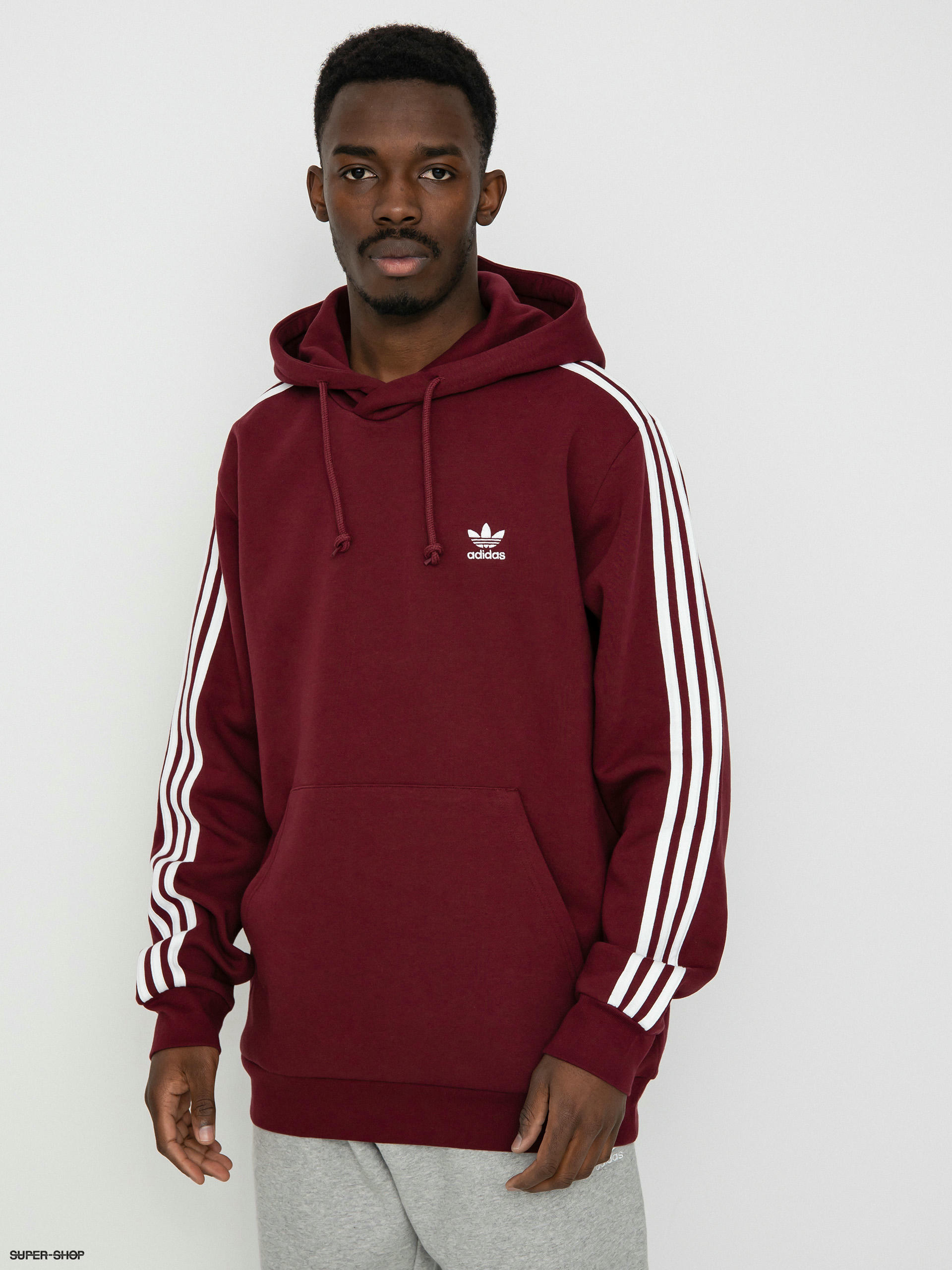 Adidas mens clearance red hoodie