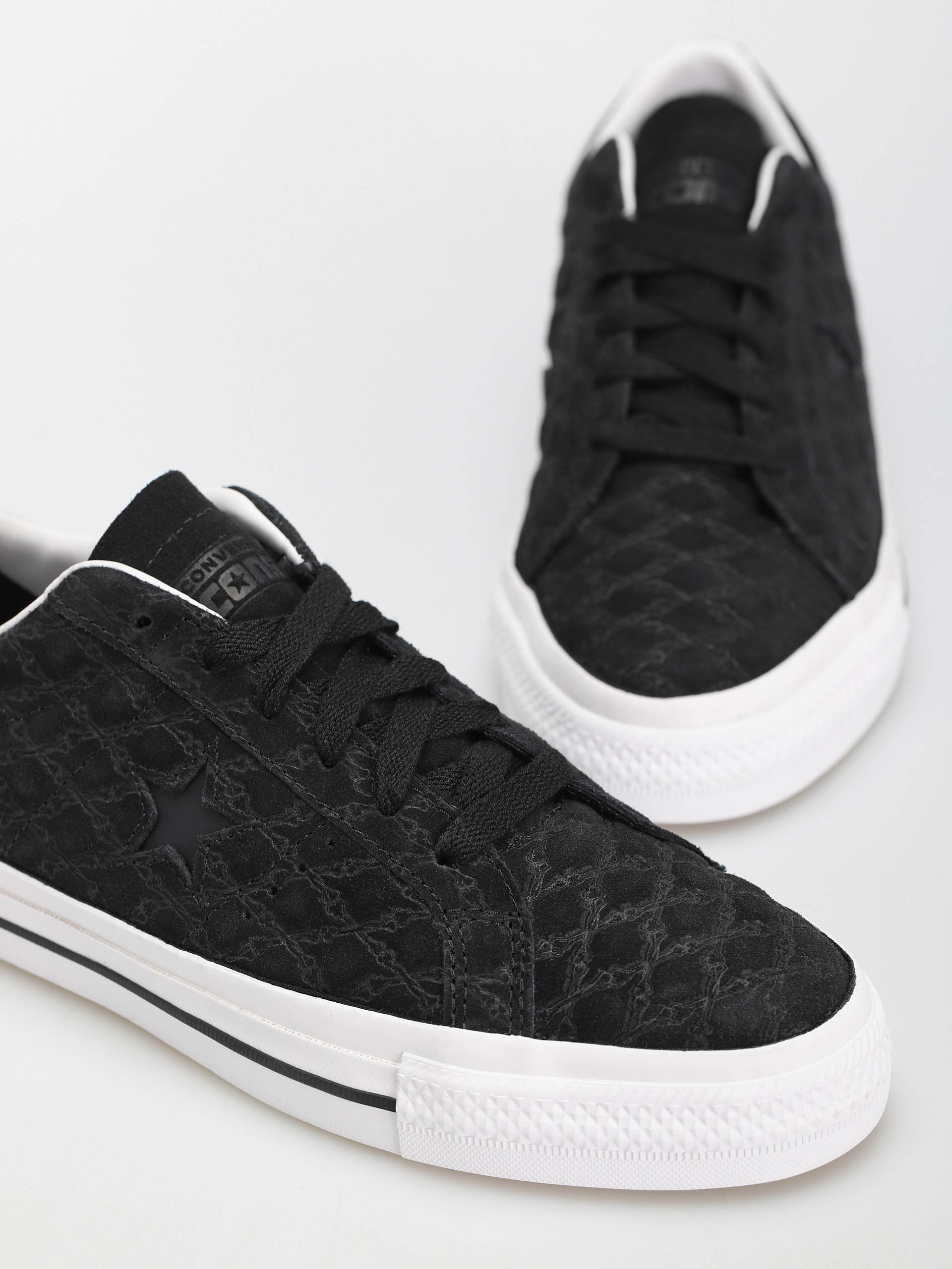 Converse One Star Pro Ox Shoes (black/black/white)