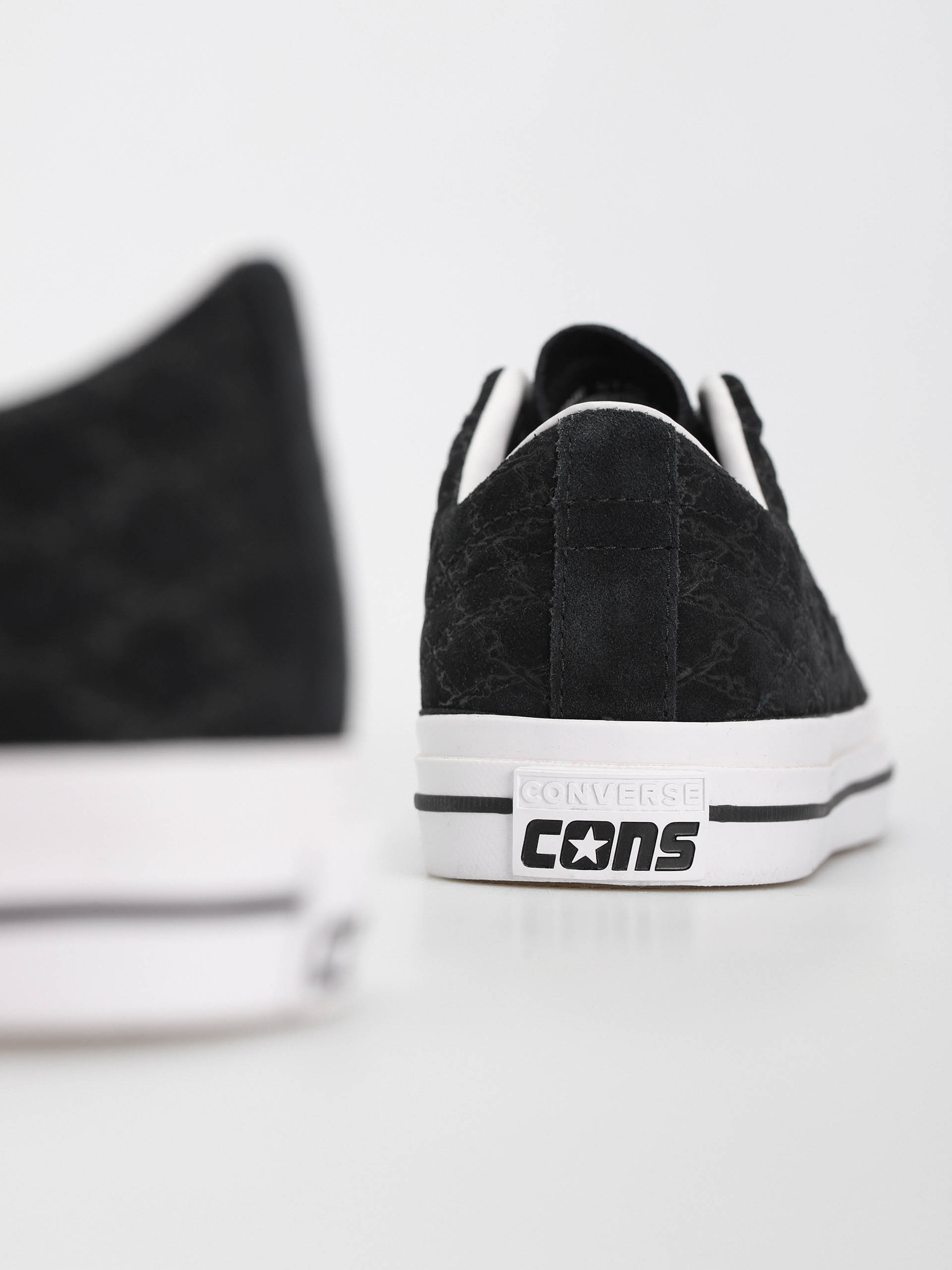 Converse One Star Pro Ox Shoes (black/black/white)