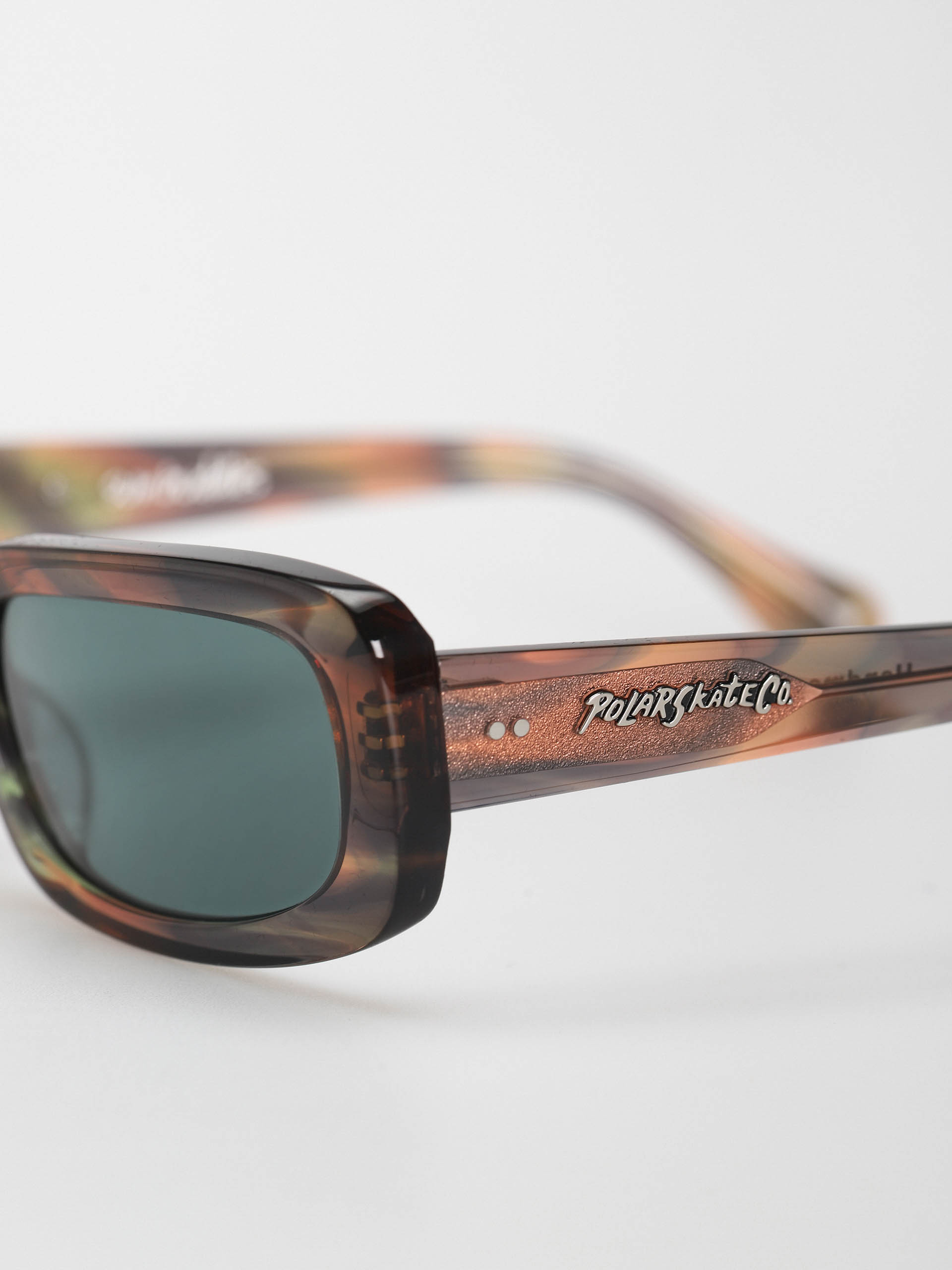 Polar Skate Junior Sunglasses brown (peach green)