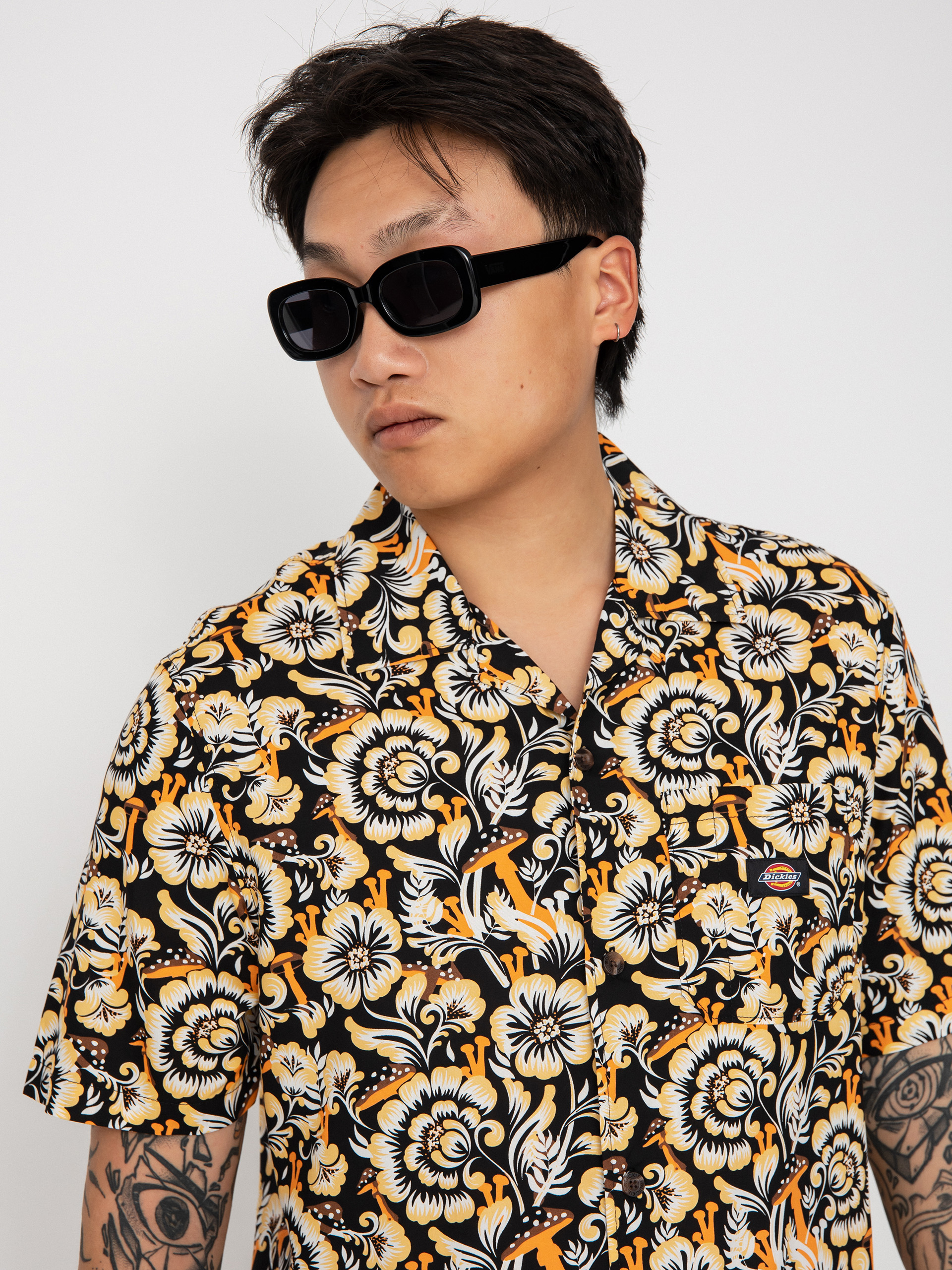 Dickies Roseburg Shirt (bl floral)