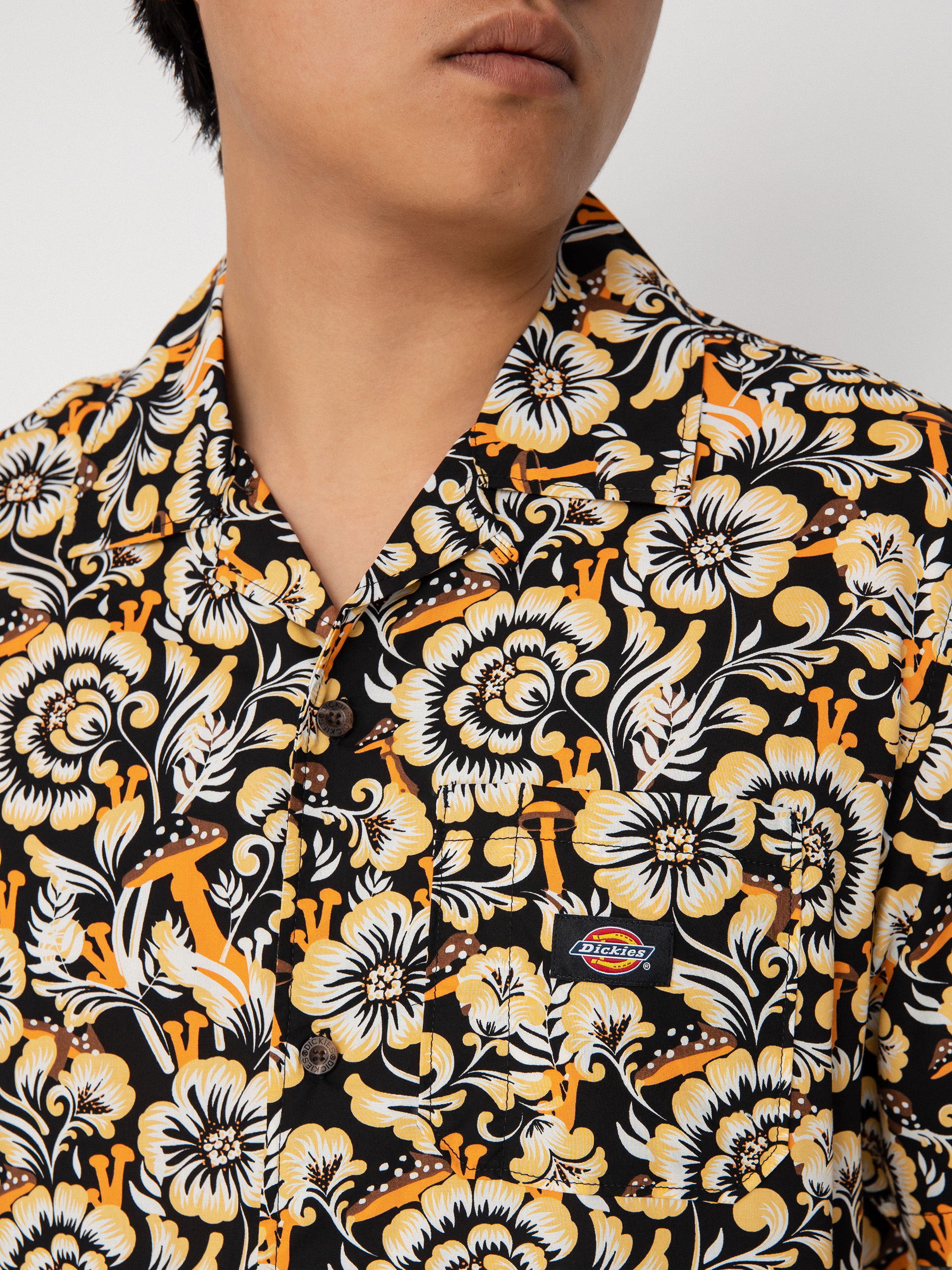 Dickies Roseburg Shirt (bl floral)