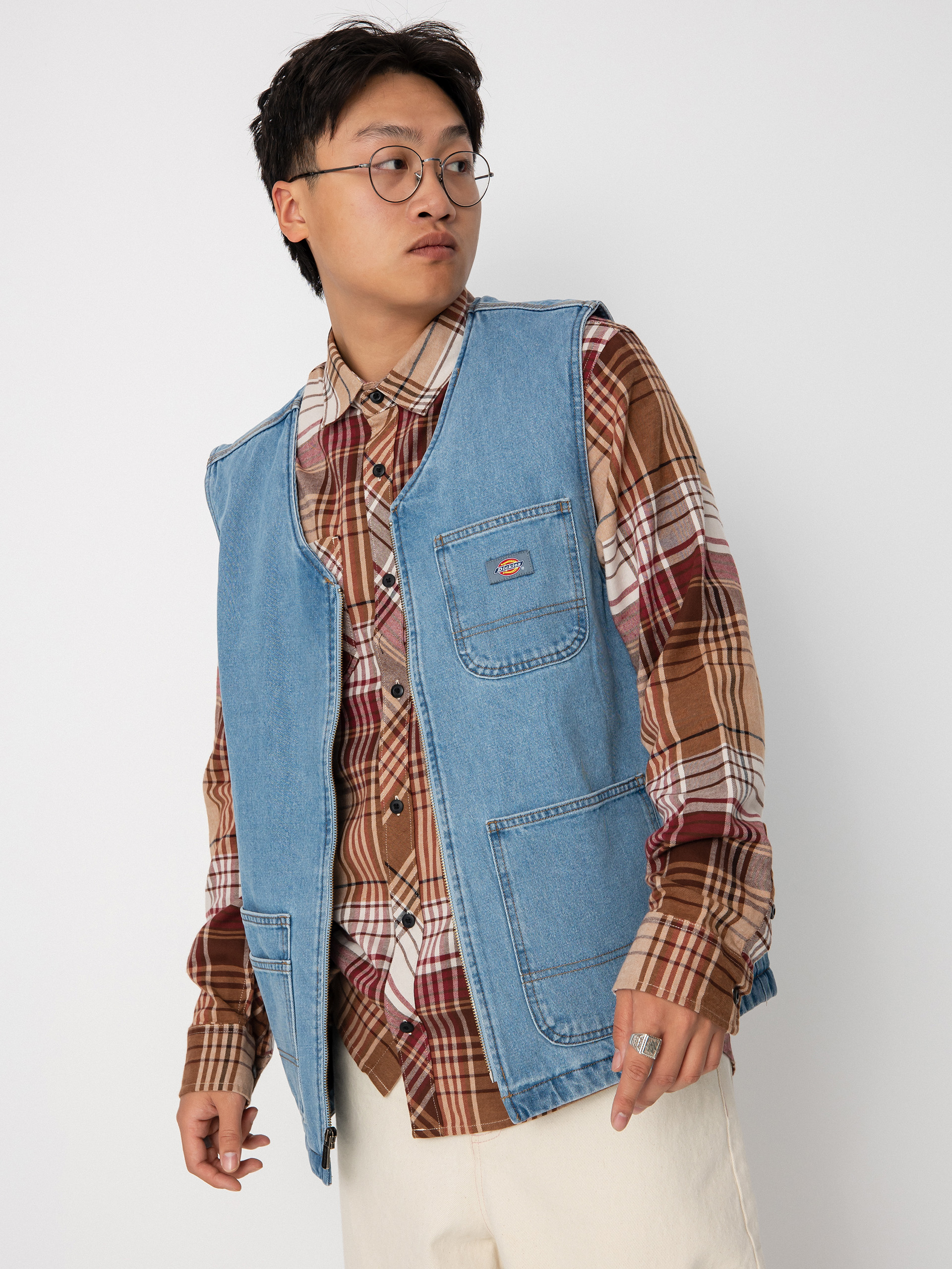 Dickies Denim SMR Vest (light wash)