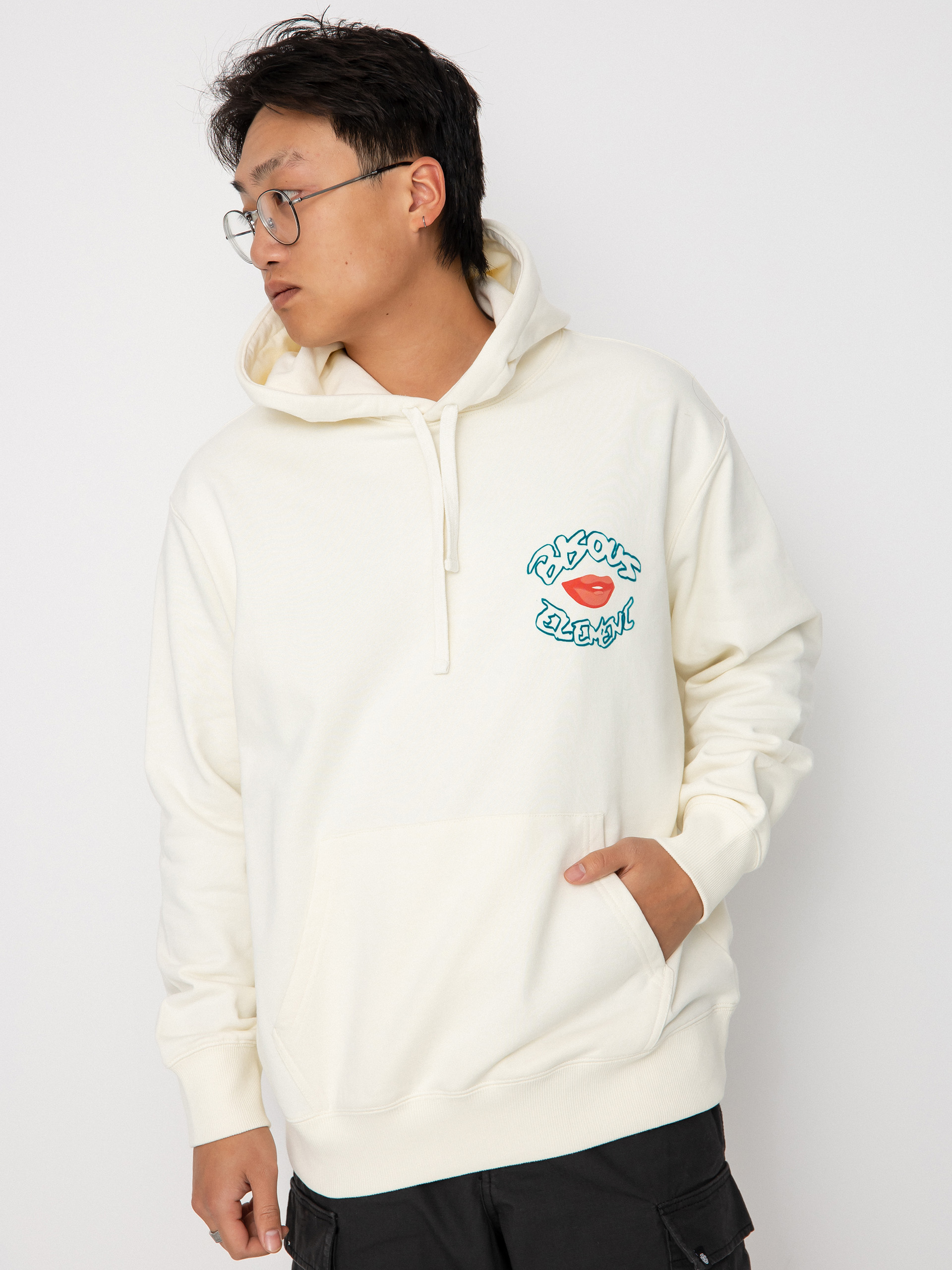 Element z kapturem Bxe La Bouche Sweatshirt (egret)