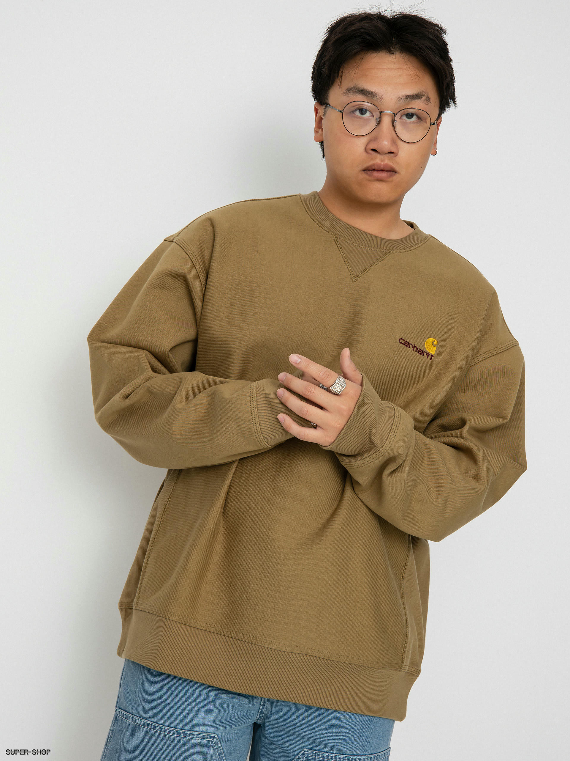 Carhartt WIP American Script Sweatshirt (larch)