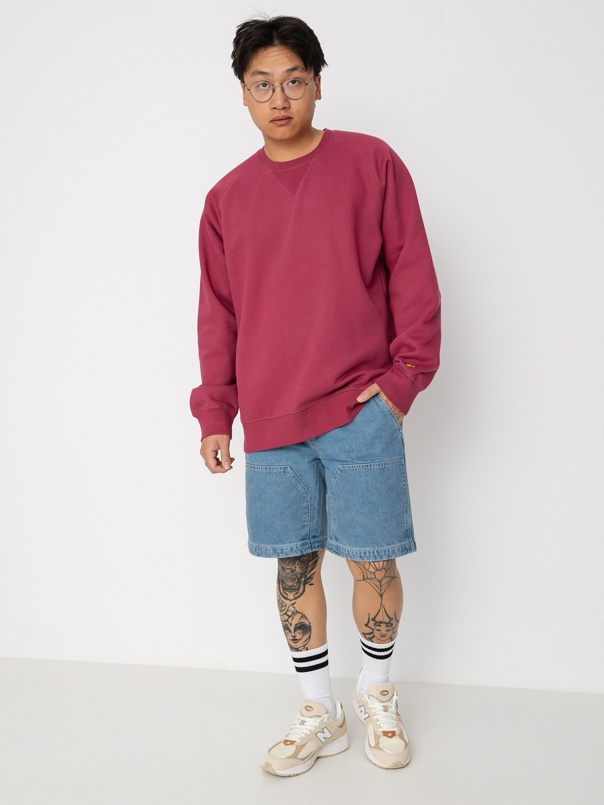 Carhartt WIP Chase Sweatshirt (punch/gold)