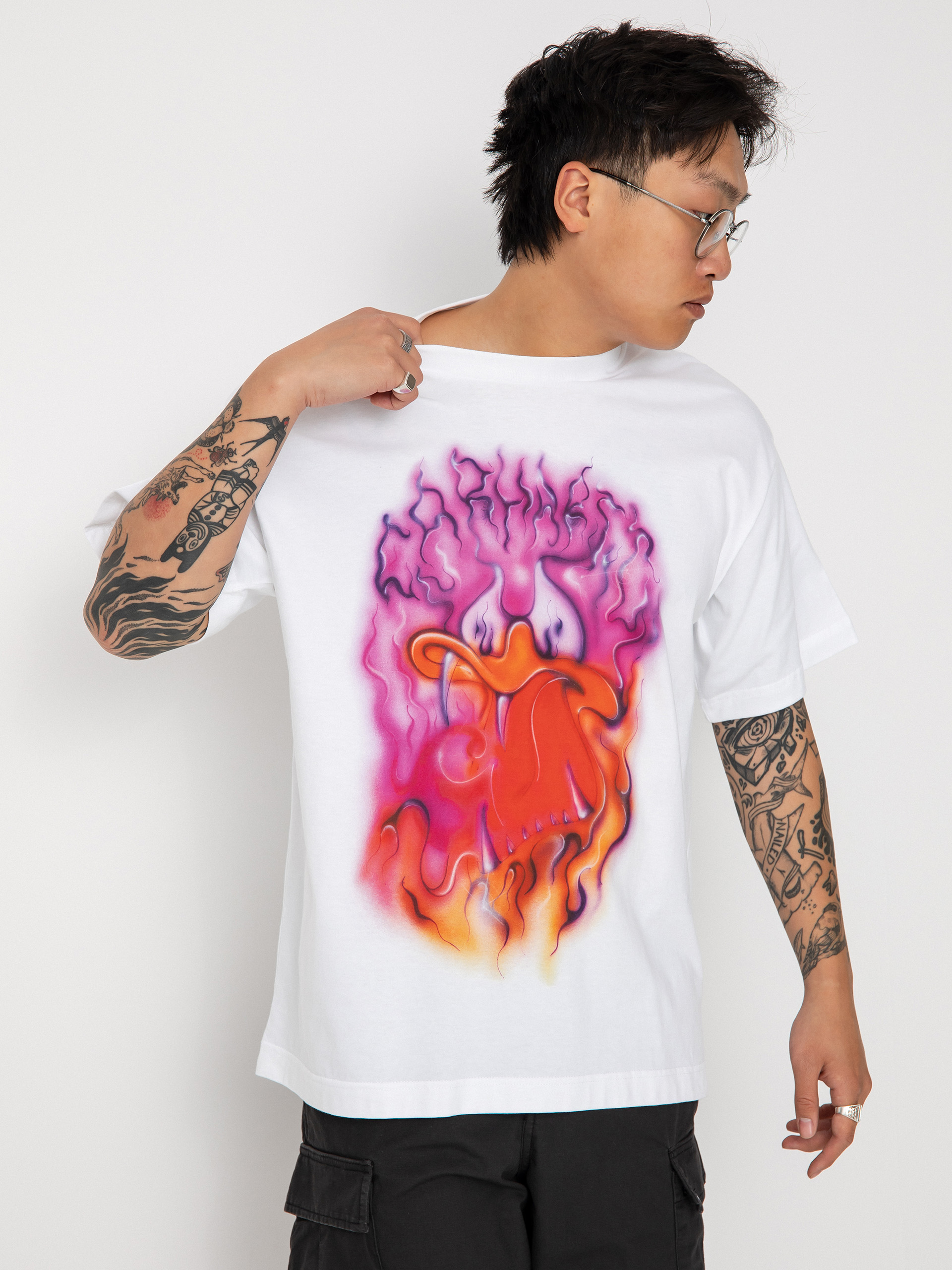 Vans best sale flamingo shirt