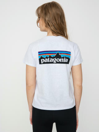 Patagonia P 6 Logo Responsibili T-shirt Wmn (white)