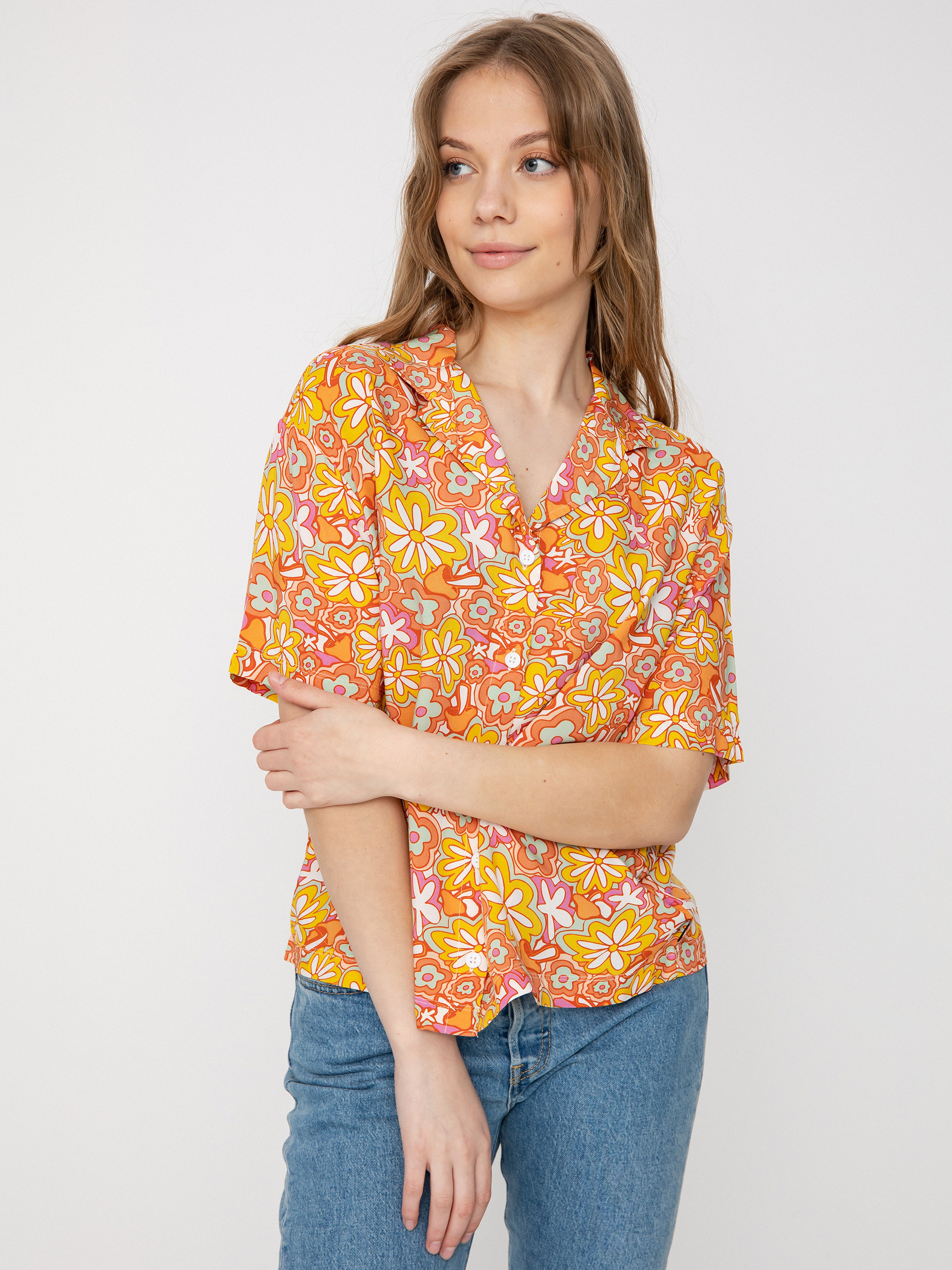 Vans Resort Floral Shirt Wmn (sun baked)