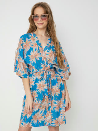 Roxy Sunny Moments Dress Wmn (azure blue palm island)