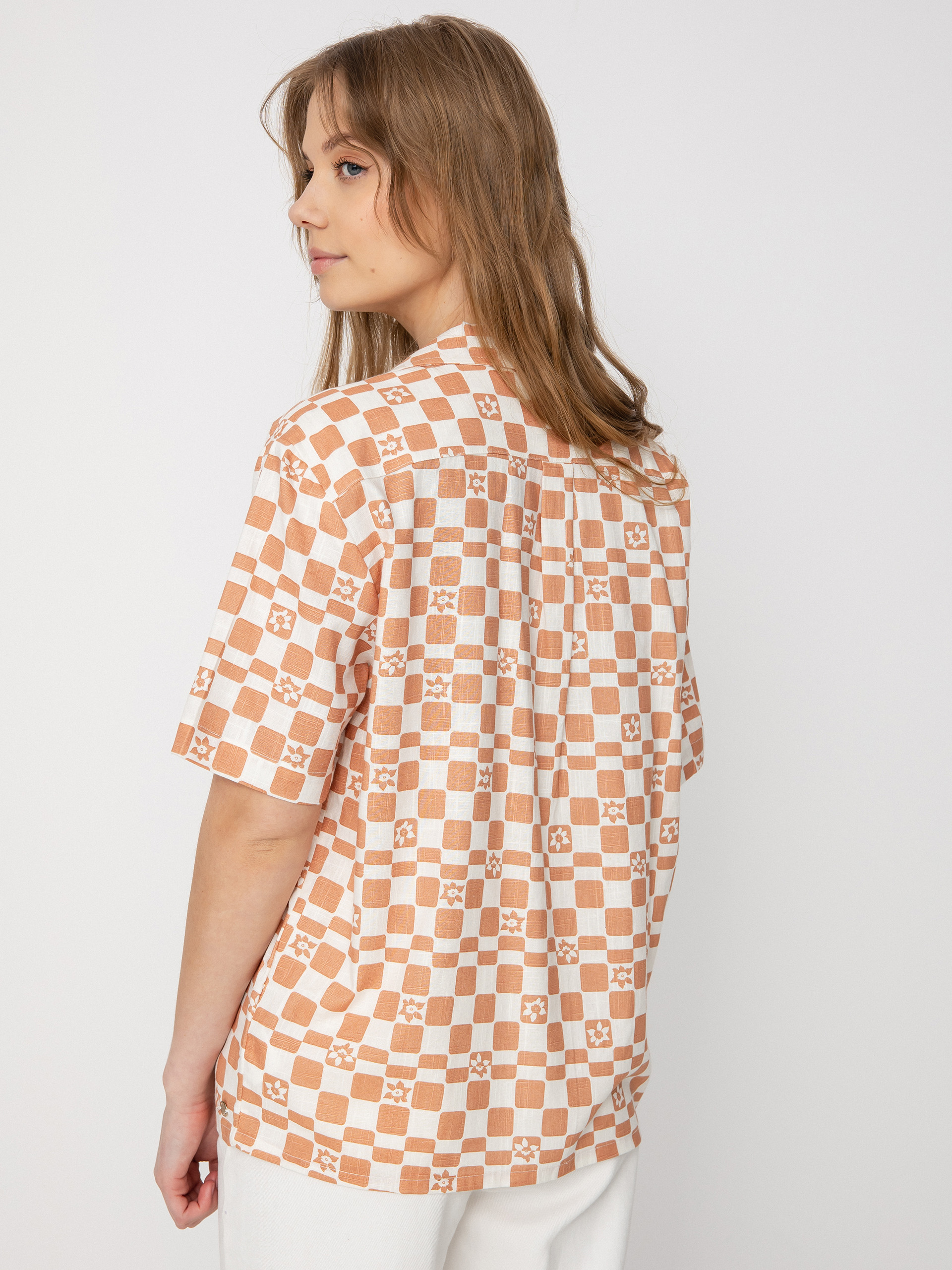 Roxy Aloha Sunset Check Shirt Wmn (snow white sol power)