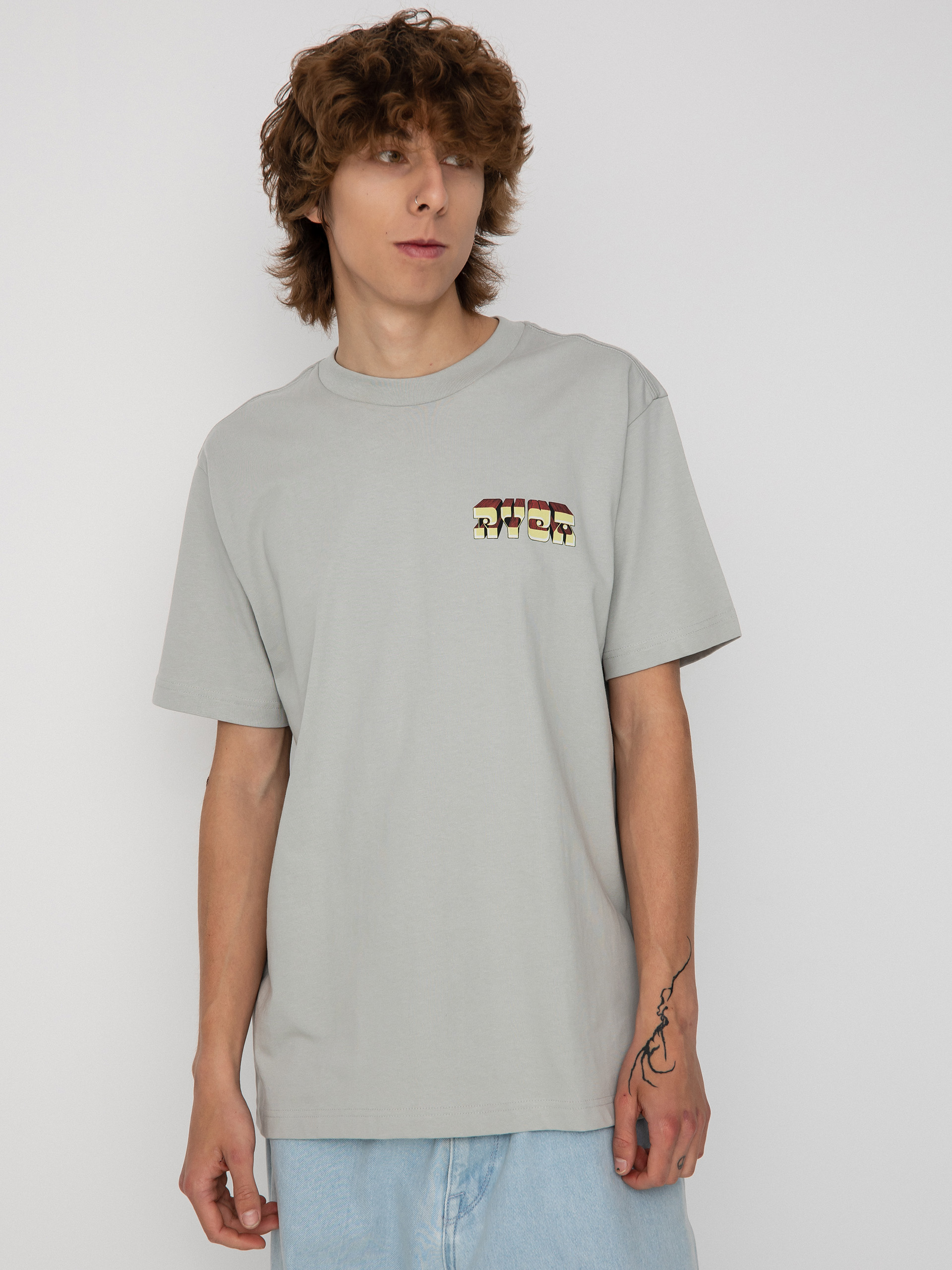 RVCA Portal T-shirt (bright coral)