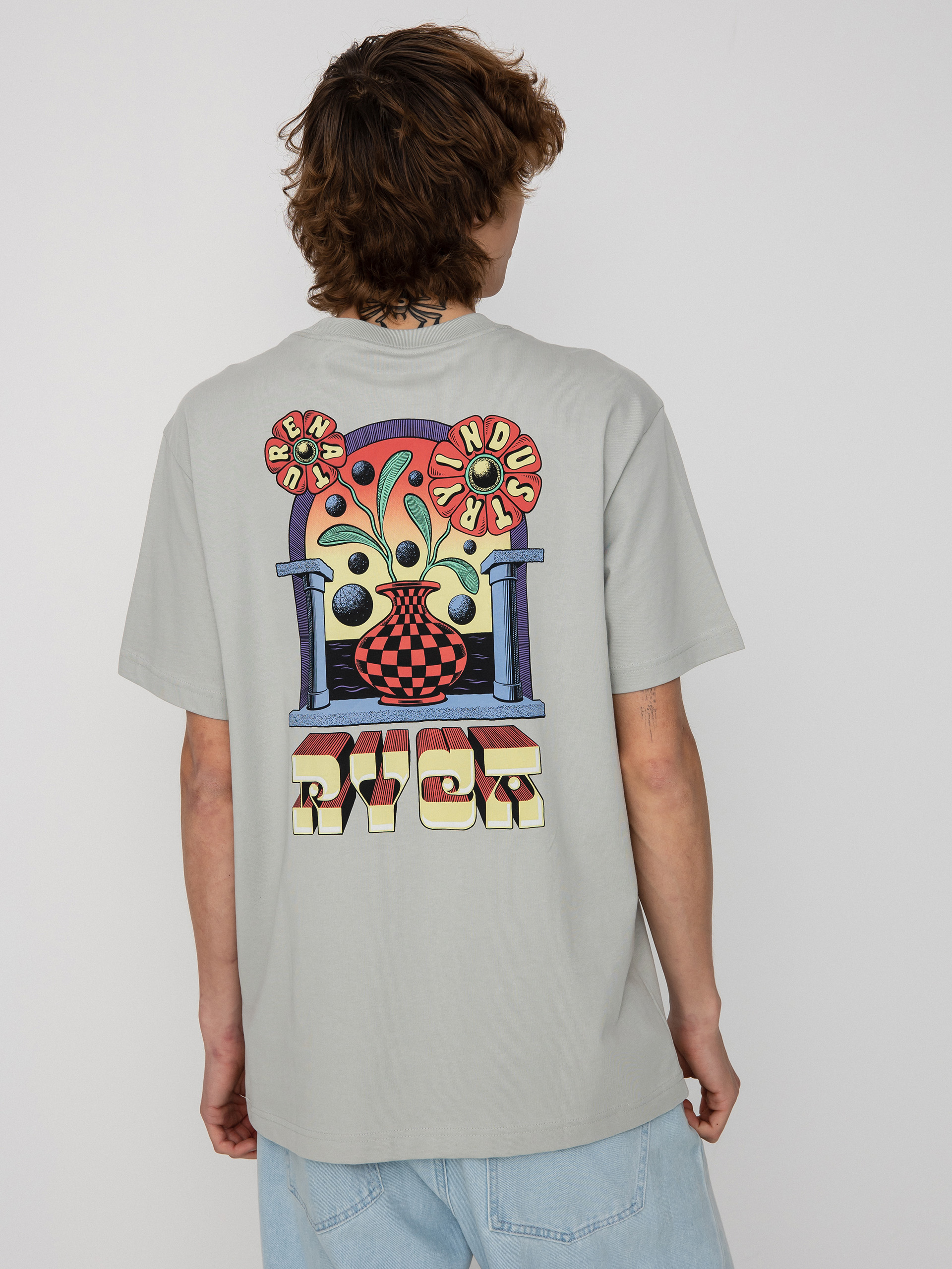 RVCA Portal T-shirt (bright coral)