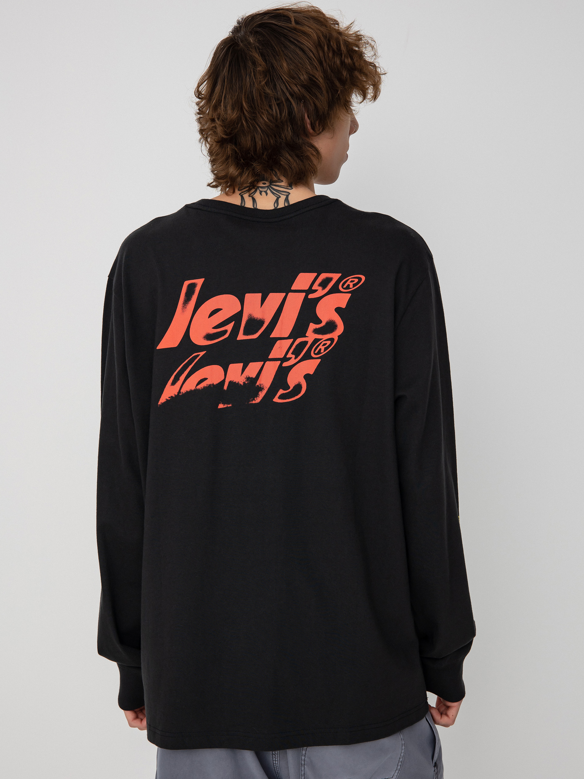 Levi's® Relaxed Graphic Poster Logo Longsleeve (black)