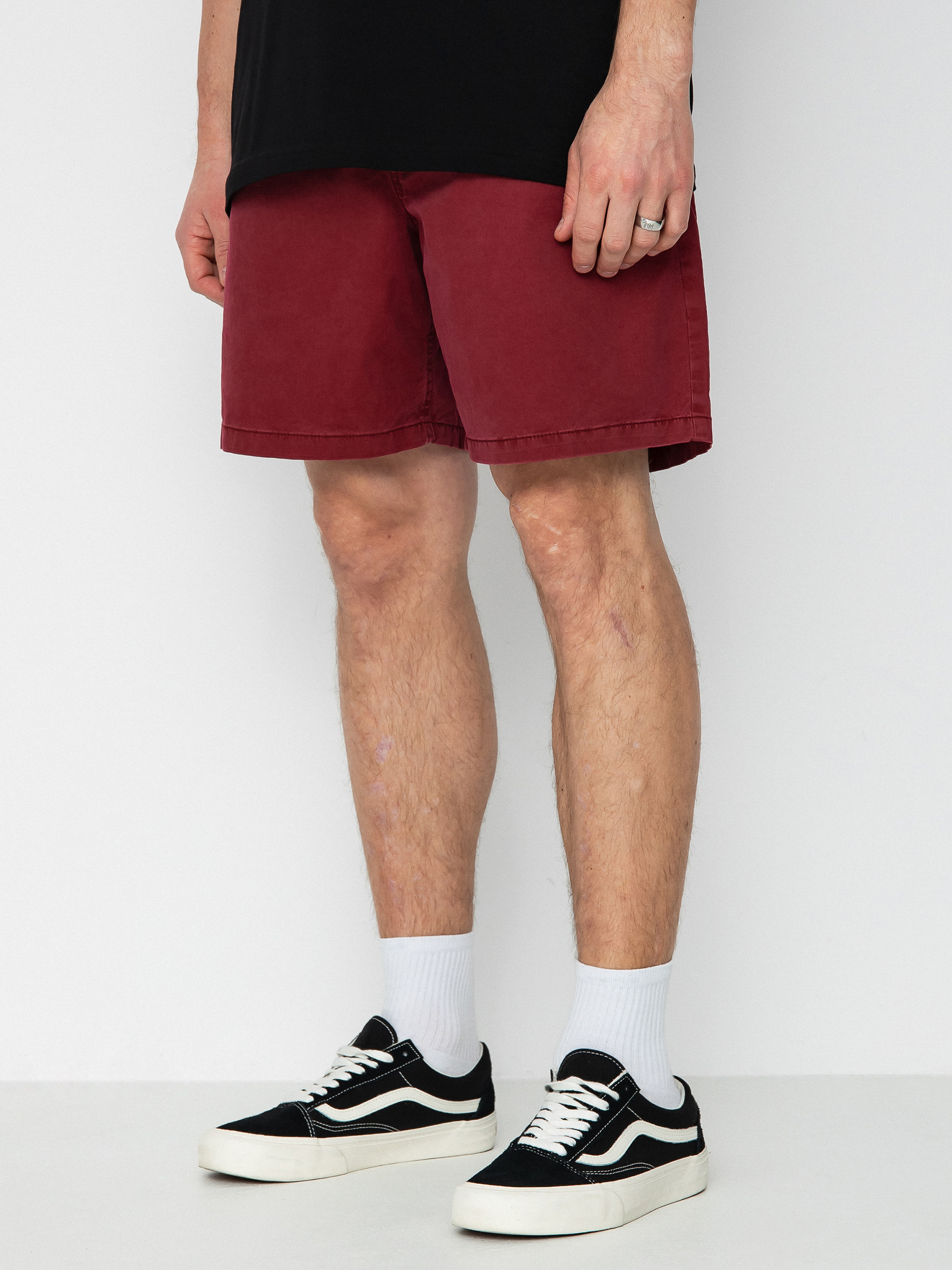 Vans Range Salt Wash Relaxed Elastic Shorts (syrah)