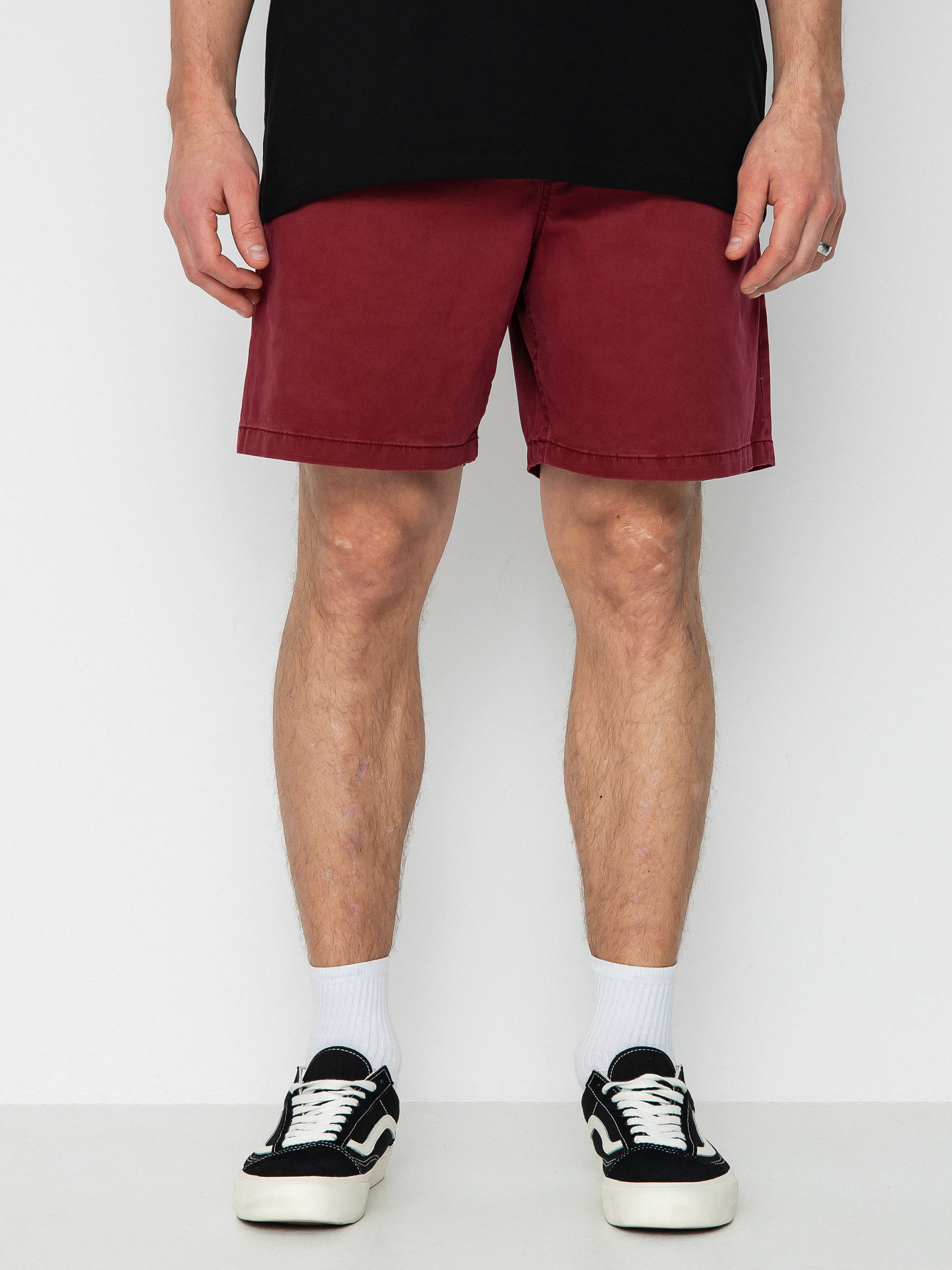 Vans Range Salt Wash Relaxed Elastic Shorts (syrah)